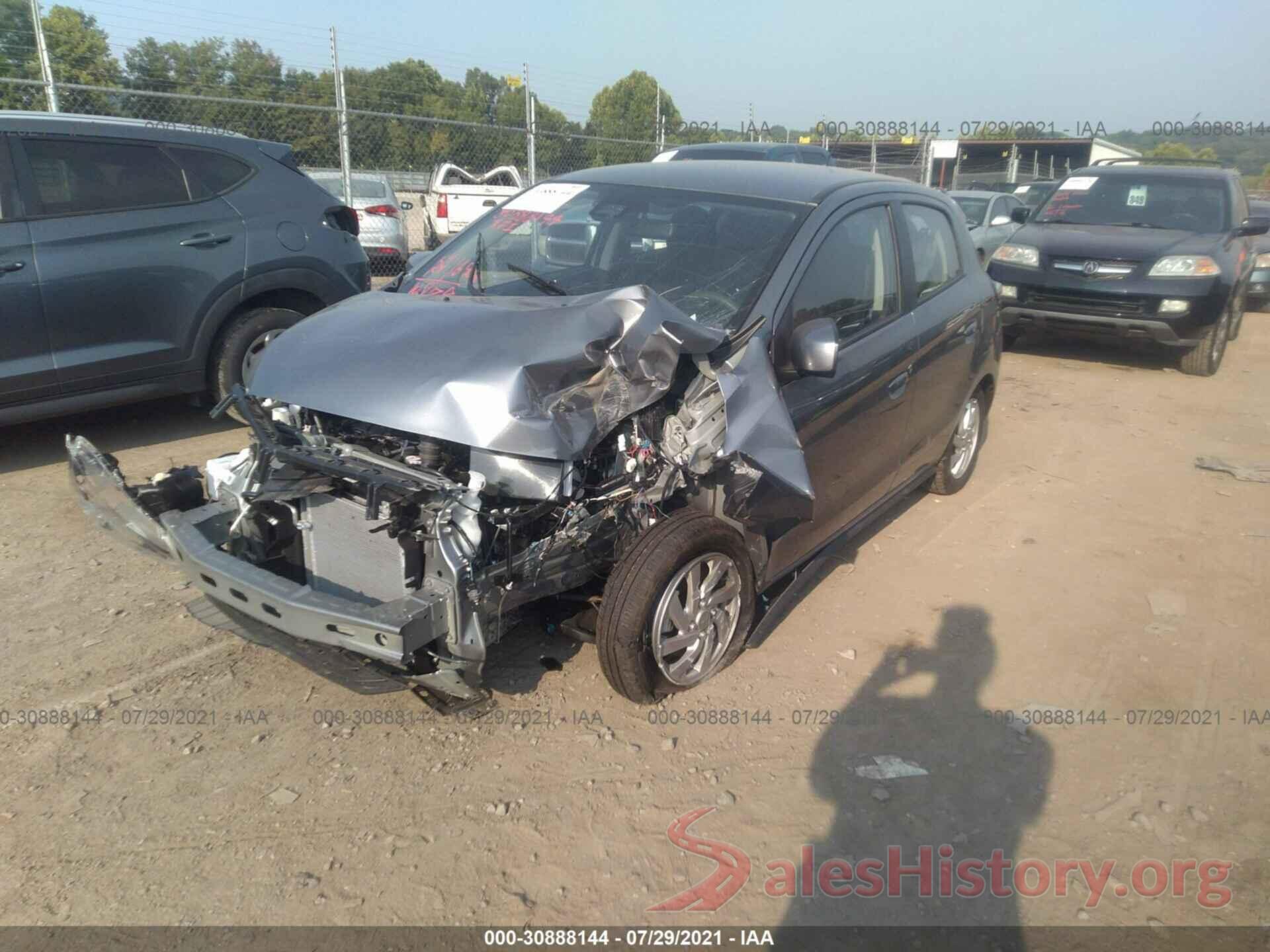 ML32AUHJ5MH000824 2021 MITSUBISHI MIRAGE