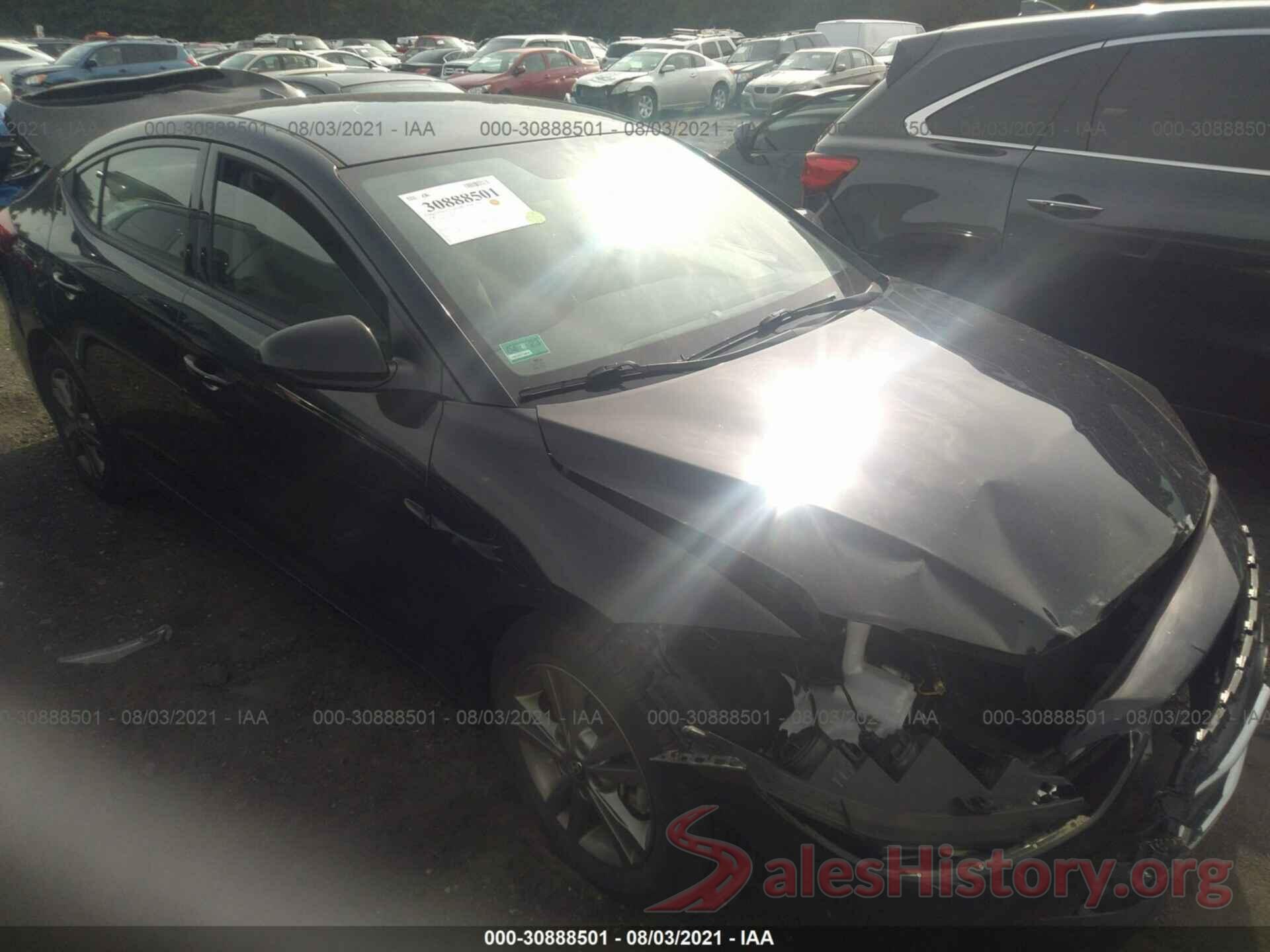 5NPD84LF7JH384087 2018 HYUNDAI ELANTRA