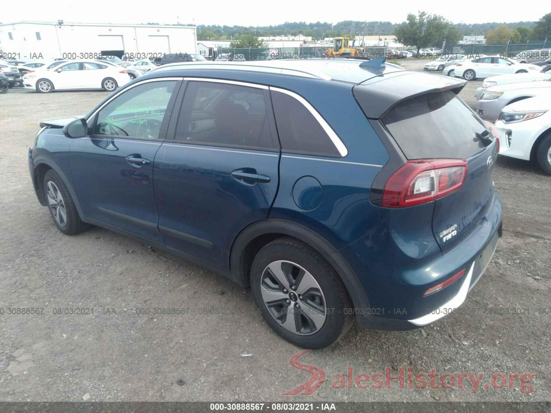 KNDCB3LC3K5316769 2019 KIA NIRO