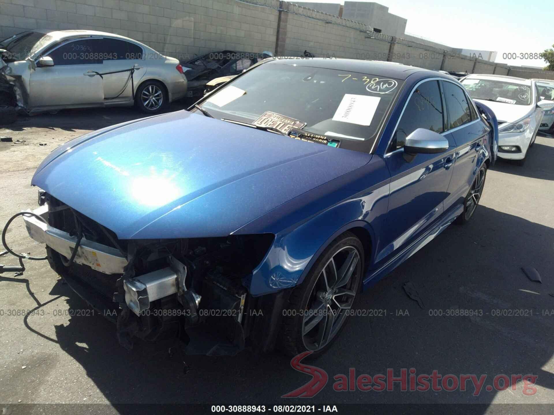 WAUB1GFF6G1102754 2016 AUDI S3