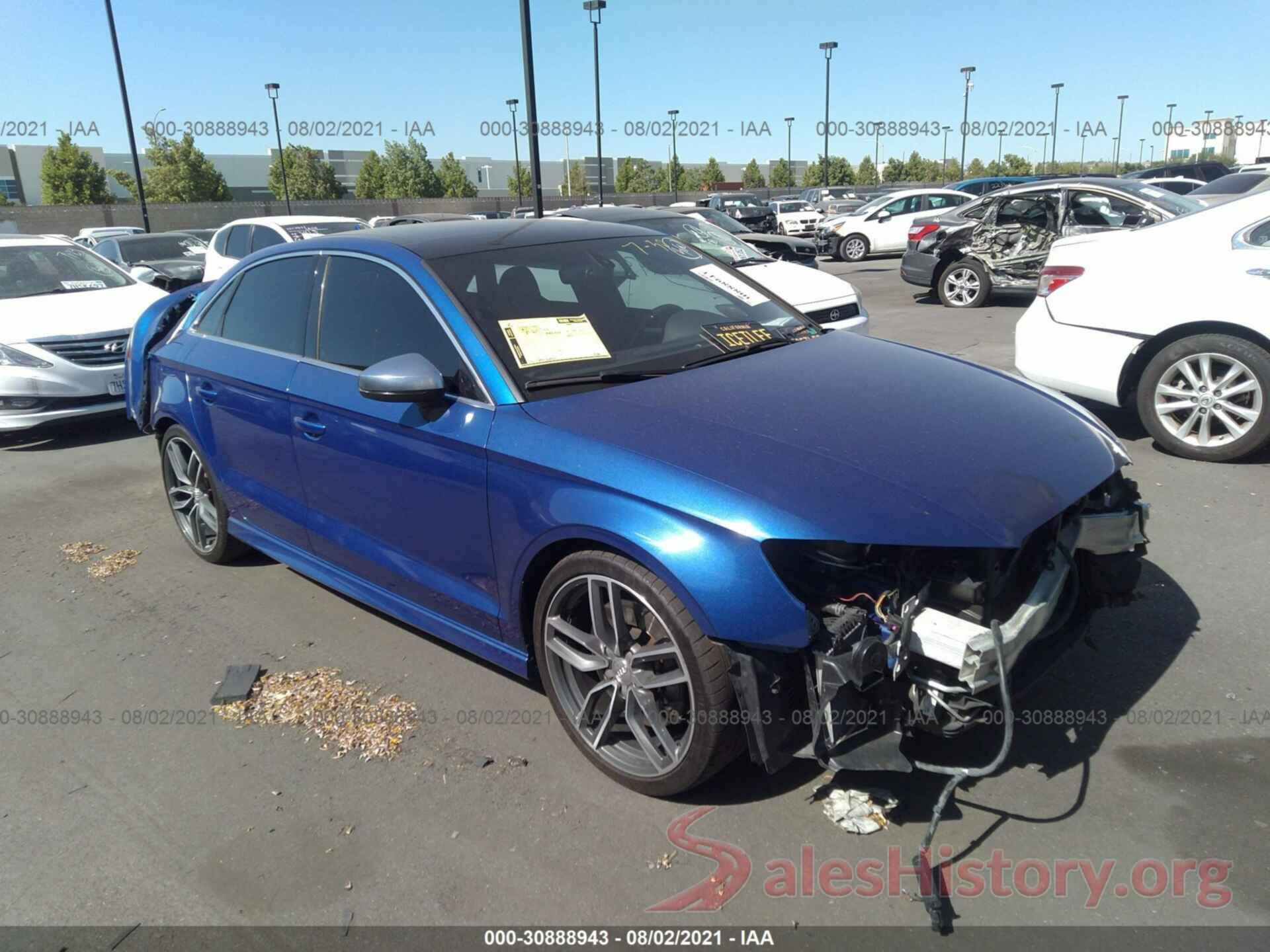 WAUB1GFF6G1102754 2016 AUDI S3