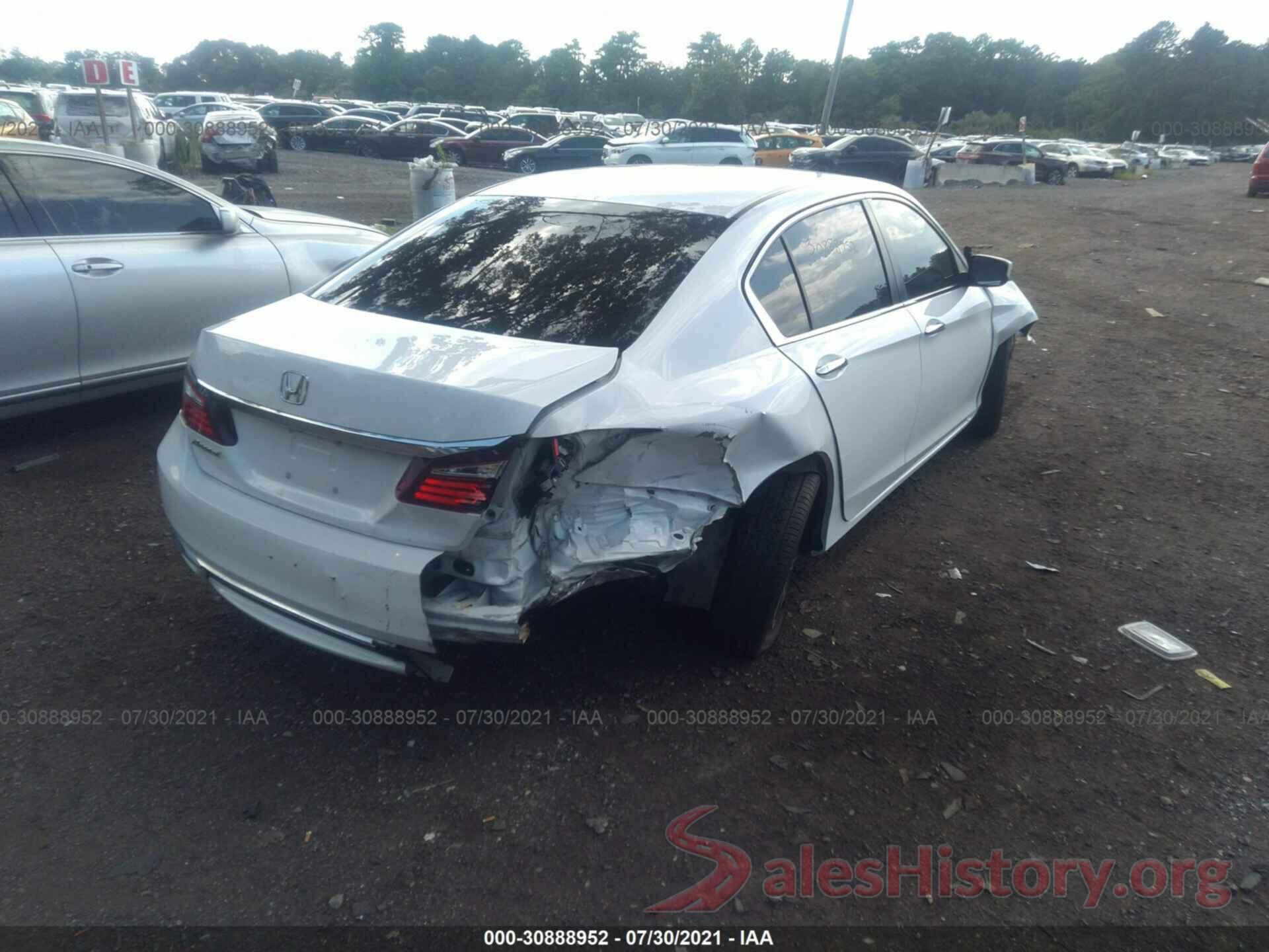 1HGCR2F32GA135003 2016 HONDA ACCORD SEDAN