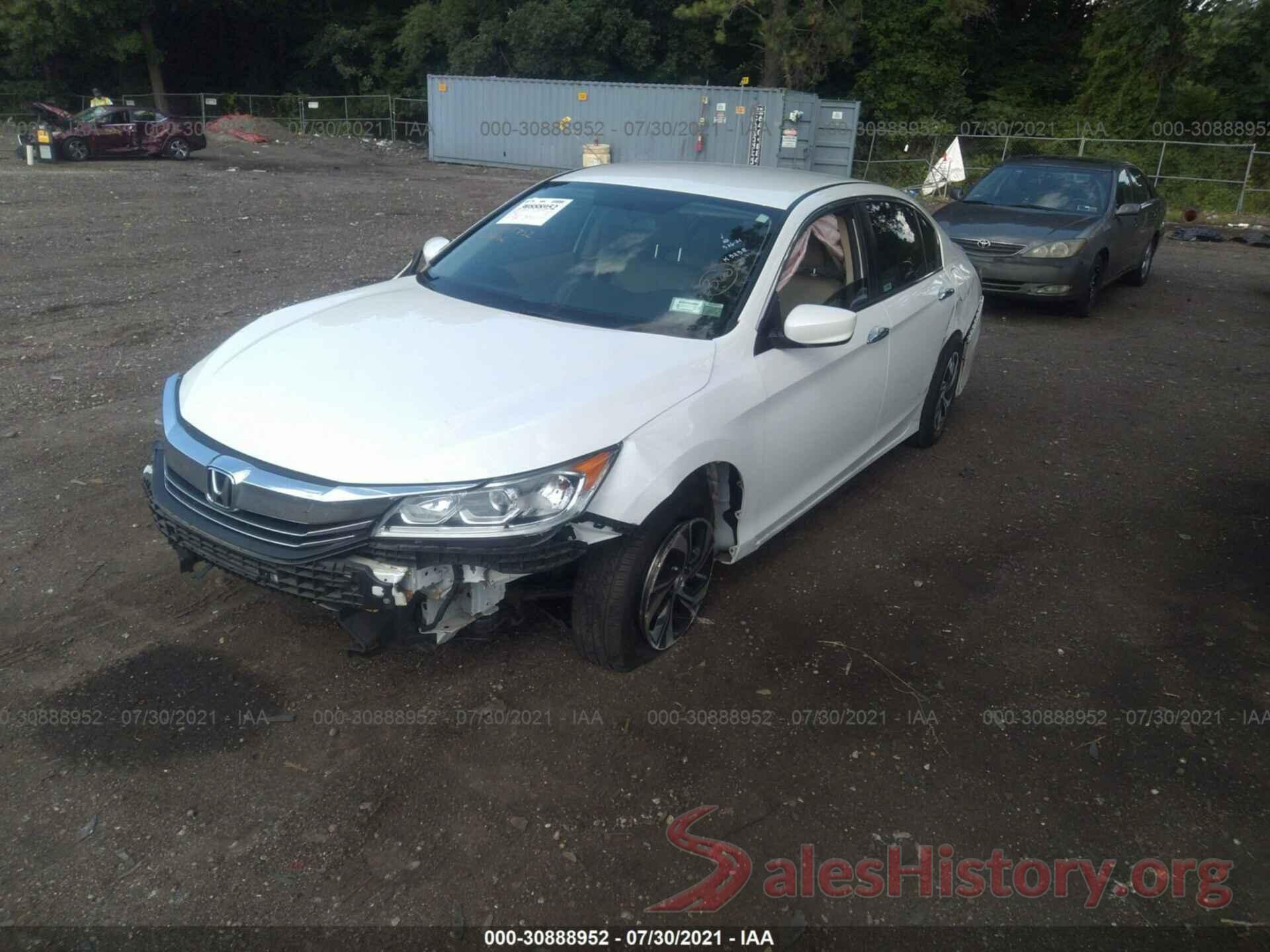 1HGCR2F32GA135003 2016 HONDA ACCORD SEDAN