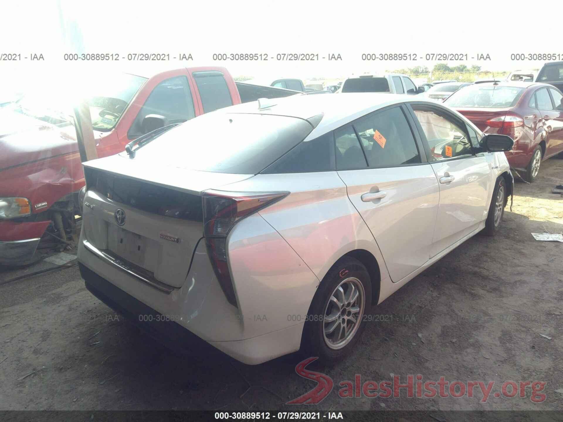 JTDKARFU3G3507648 2016 TOYOTA PRIUS