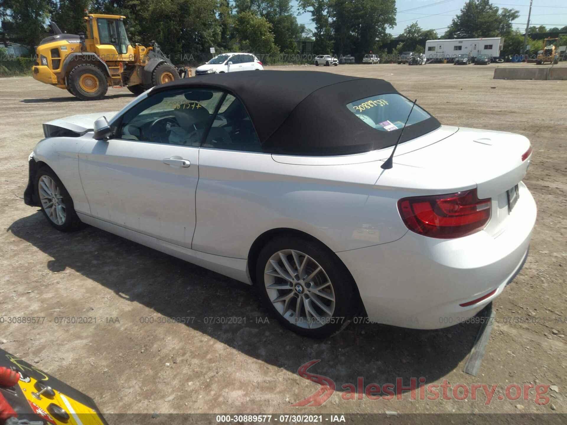 WBA1K9C5XGV322262 2016 BMW 2 SERIES