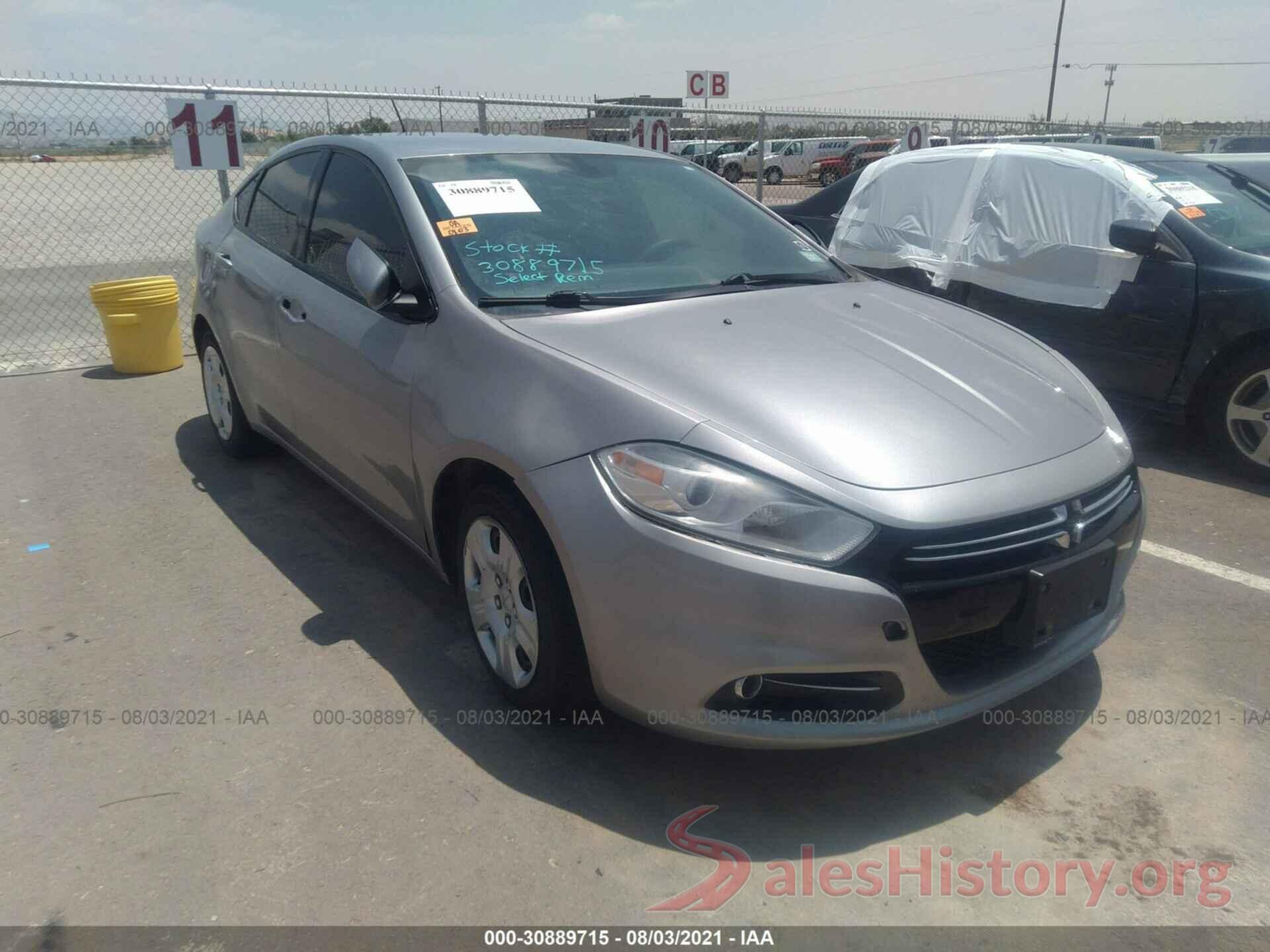 1C3CDFAA7GD644694 2016 DODGE DART