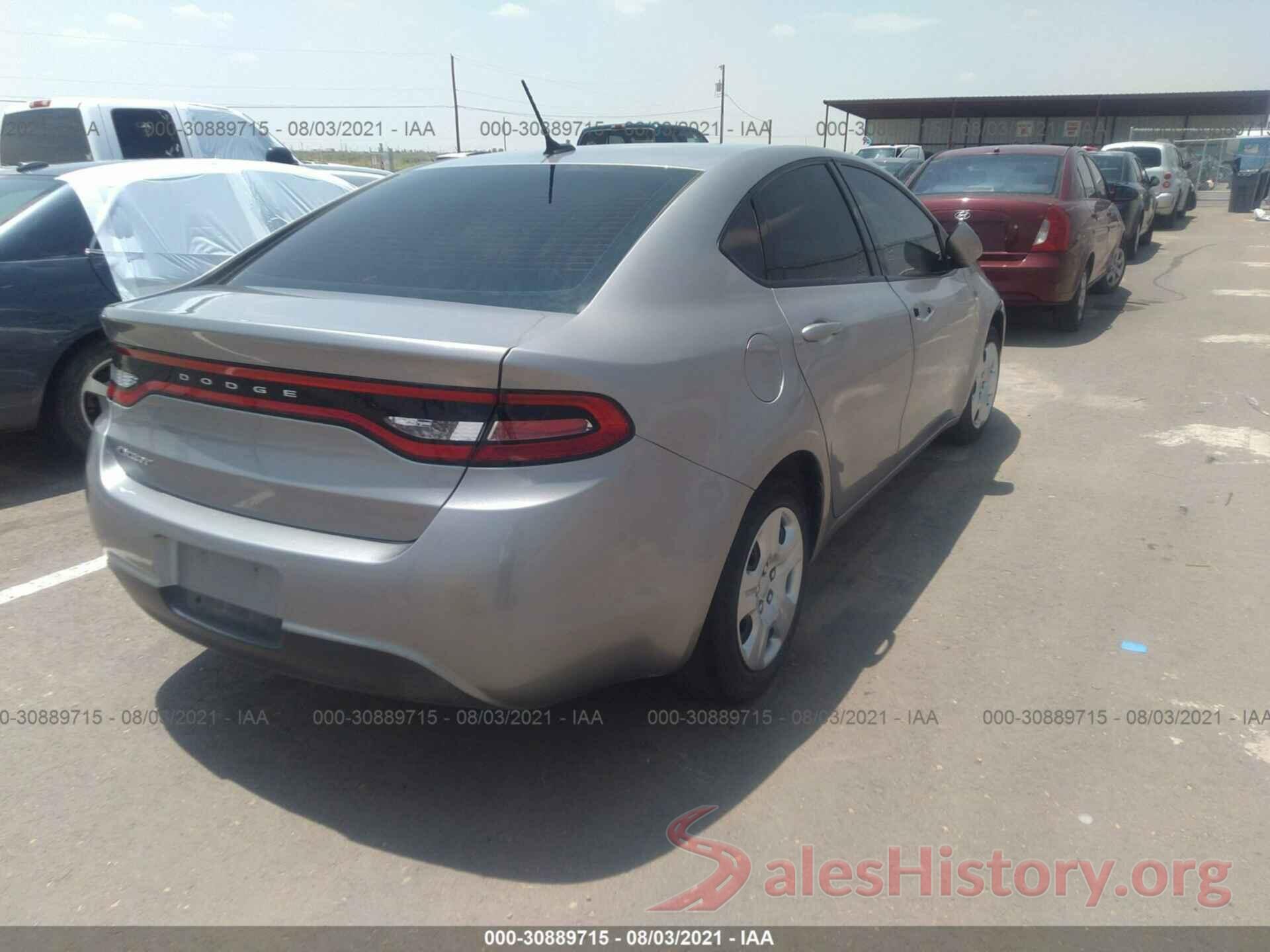 1C3CDFAA7GD644694 2016 DODGE DART