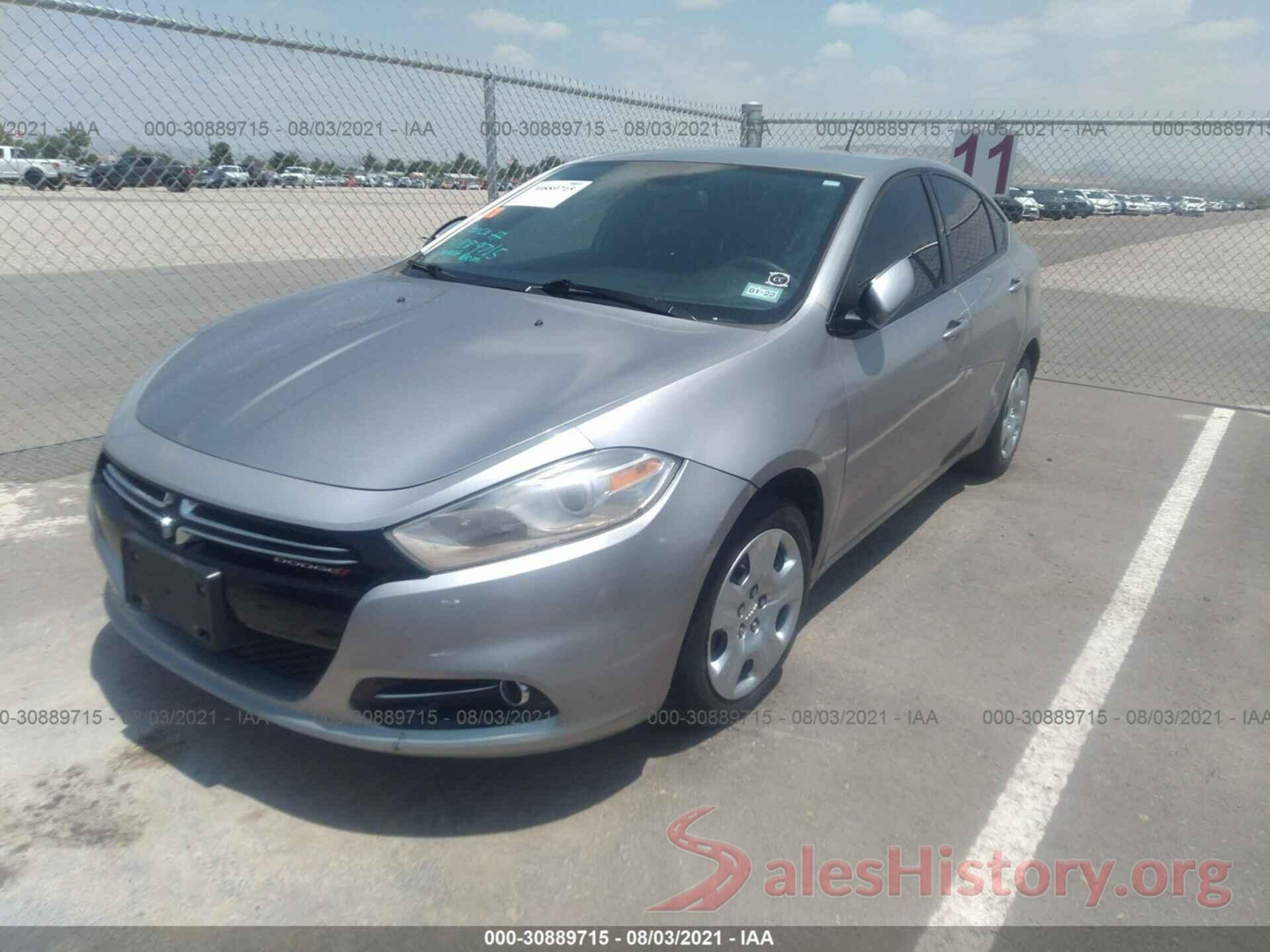 1C3CDFAA7GD644694 2016 DODGE DART