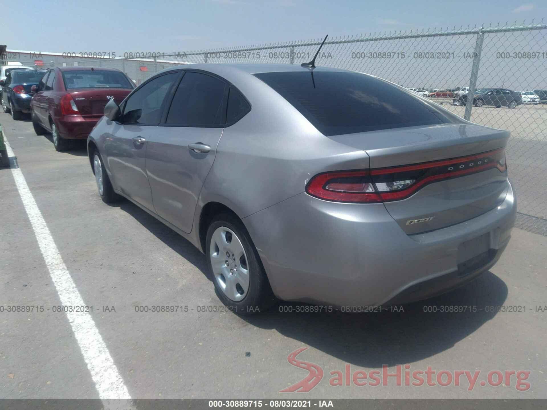 1C3CDFAA7GD644694 2016 DODGE DART