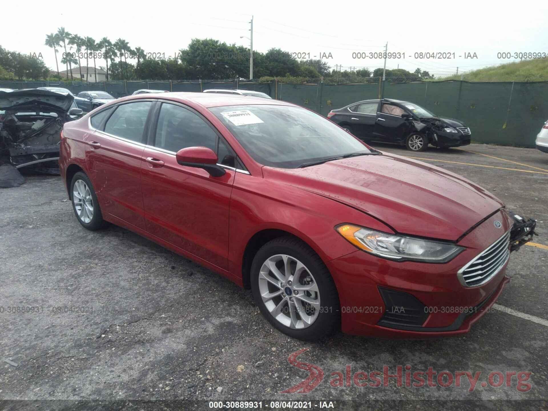 3FA6P0LU3LR120440 2020 FORD FUSION HYBRID