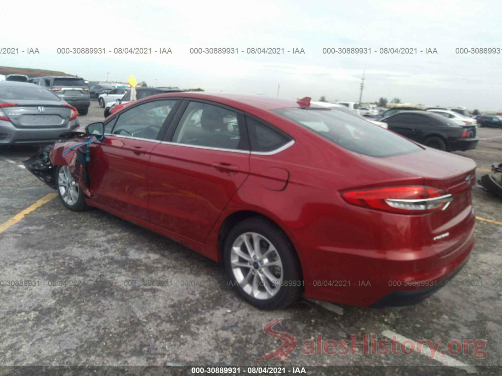 3FA6P0LU3LR120440 2020 FORD FUSION HYBRID