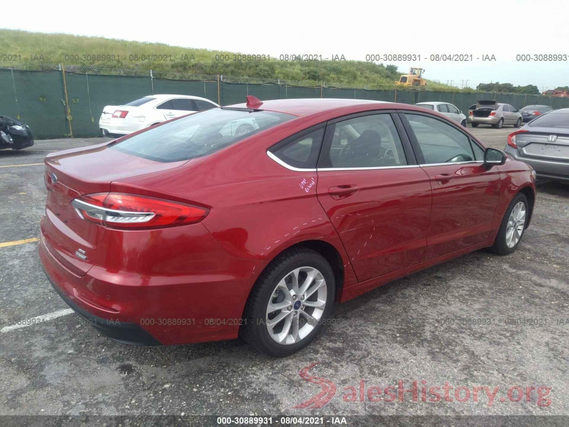 3FA6P0LU3LR120440 2020 FORD FUSION HYBRID