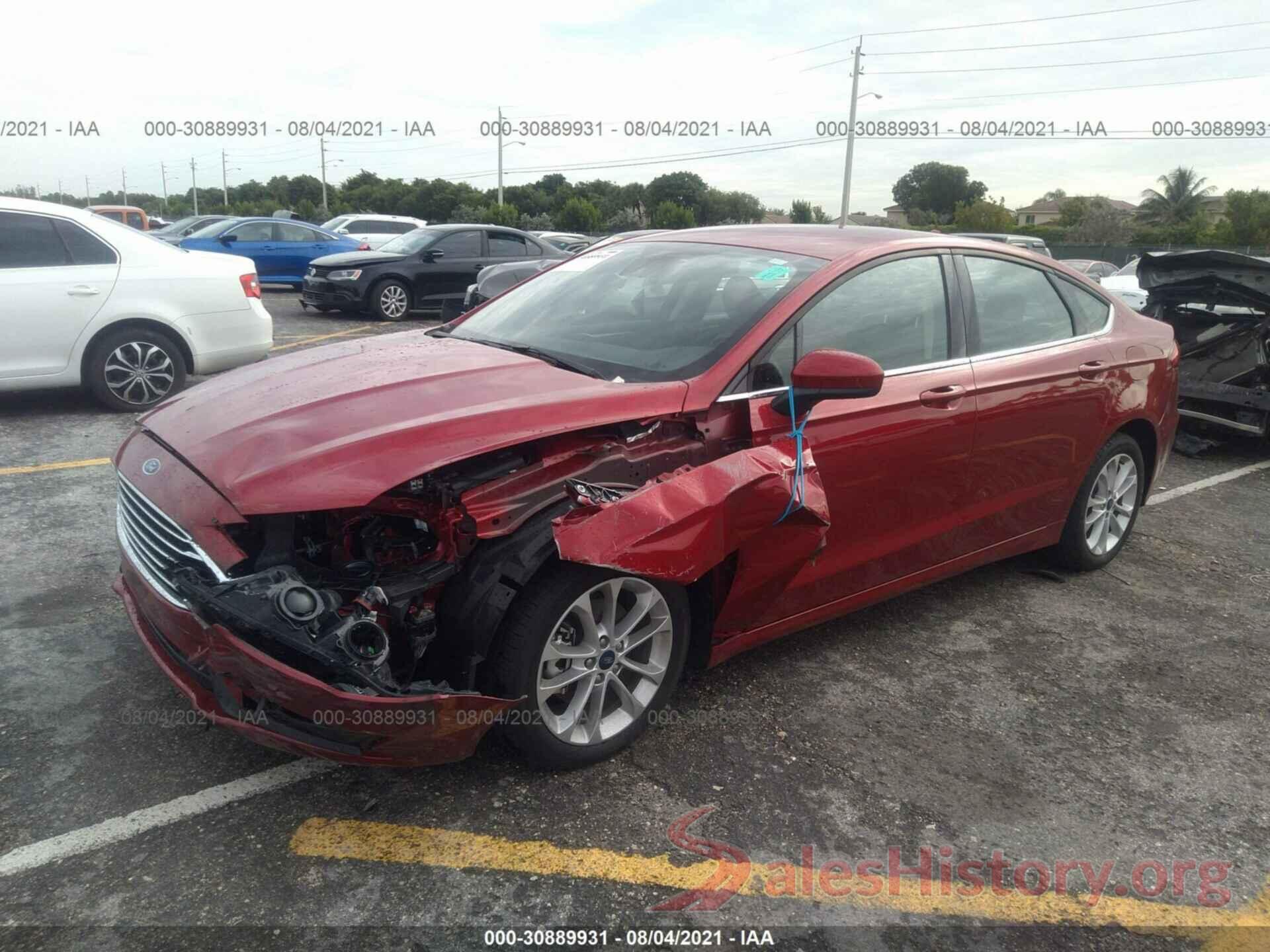 3FA6P0LU3LR120440 2020 FORD FUSION HYBRID