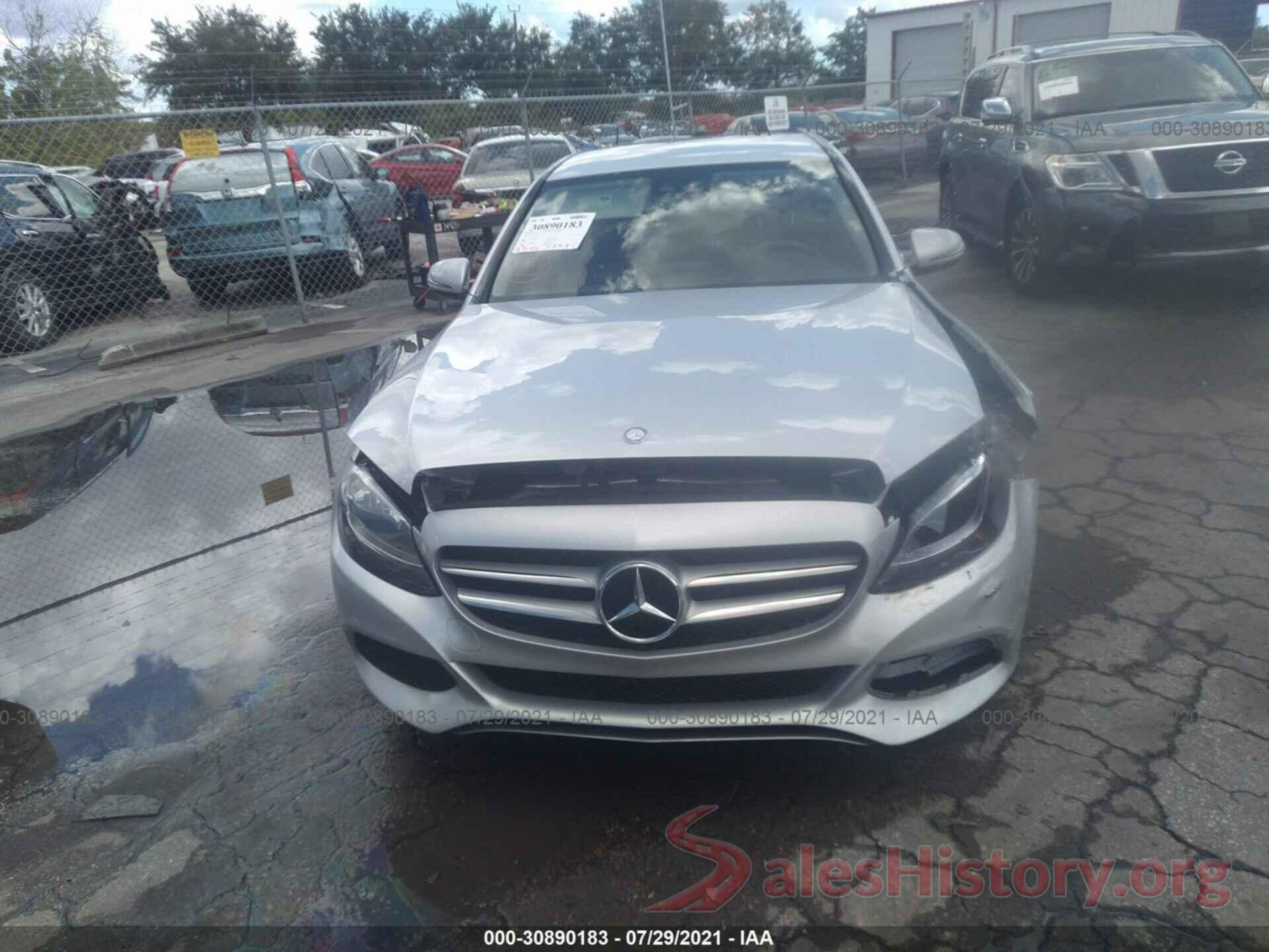 55SWF4JB8GU120137 2016 MERCEDES-BENZ C-CLASS