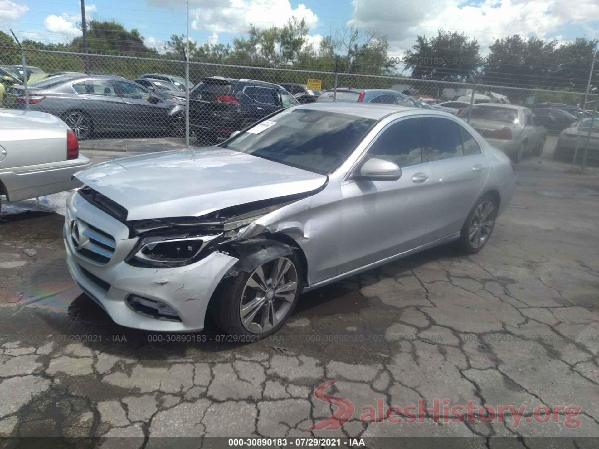 55SWF4JB8GU120137 2016 MERCEDES-BENZ C-CLASS