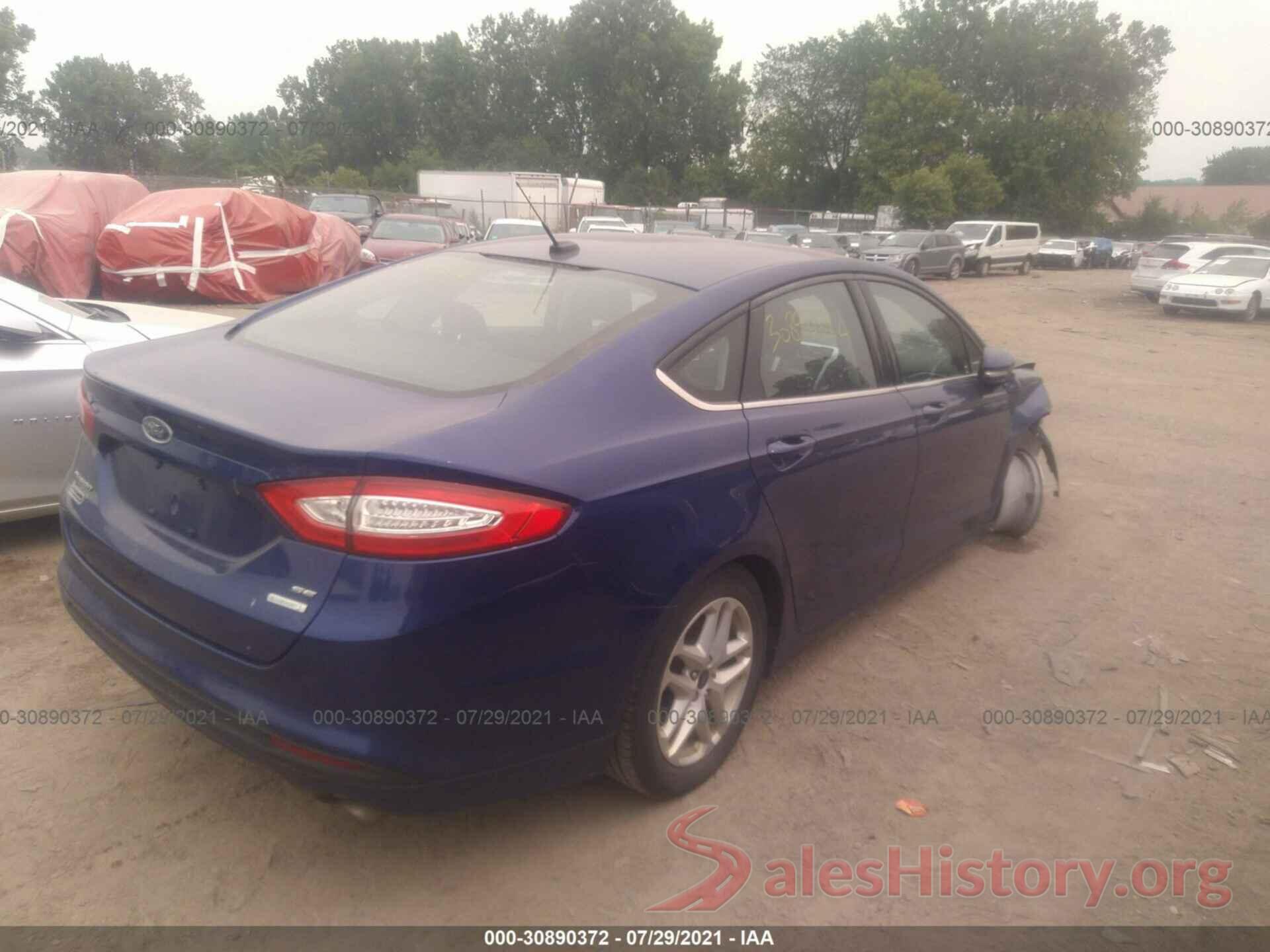 3FA6P0HD8GR280957 2016 FORD FUSION