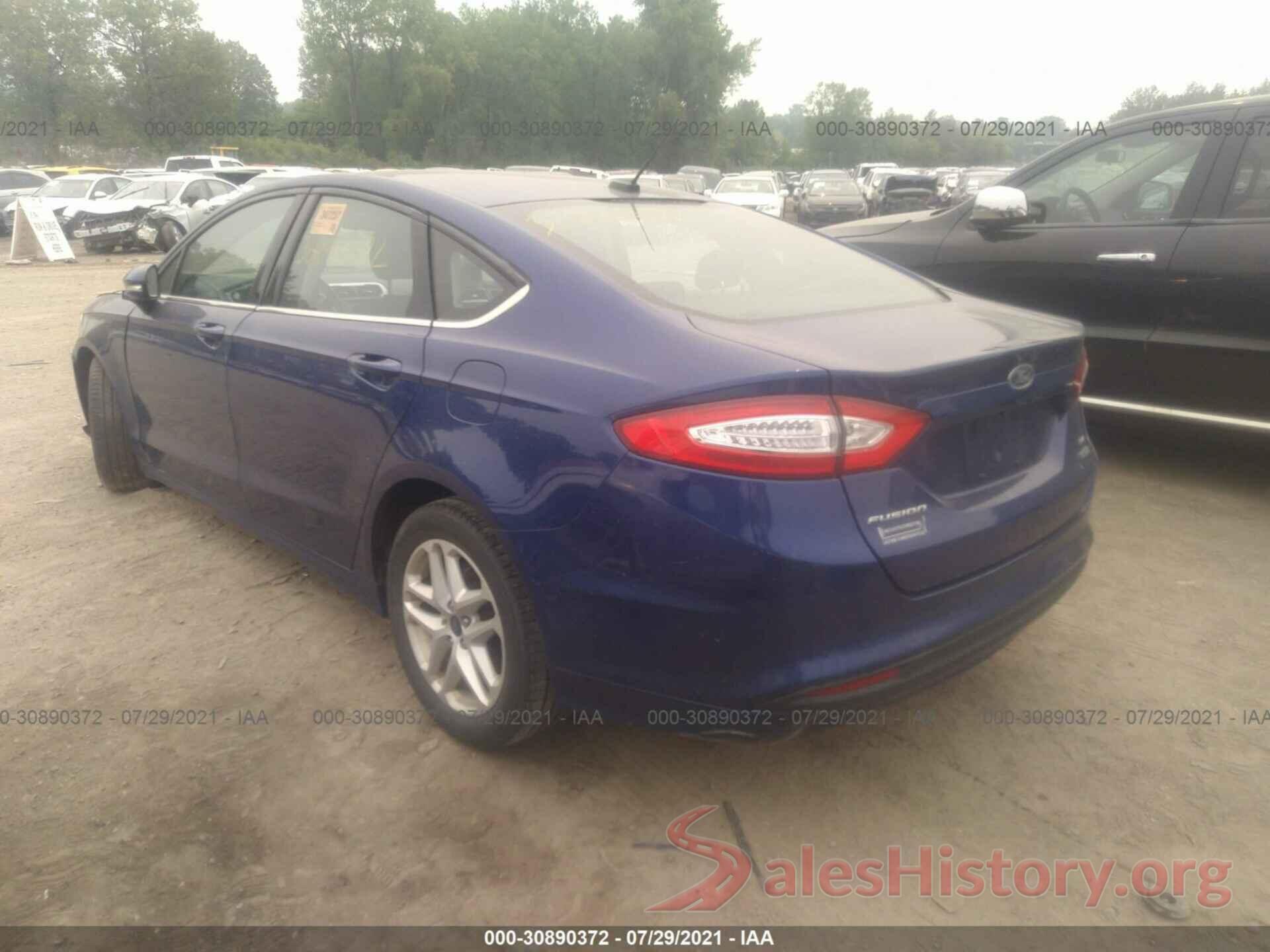 3FA6P0HD8GR280957 2016 FORD FUSION