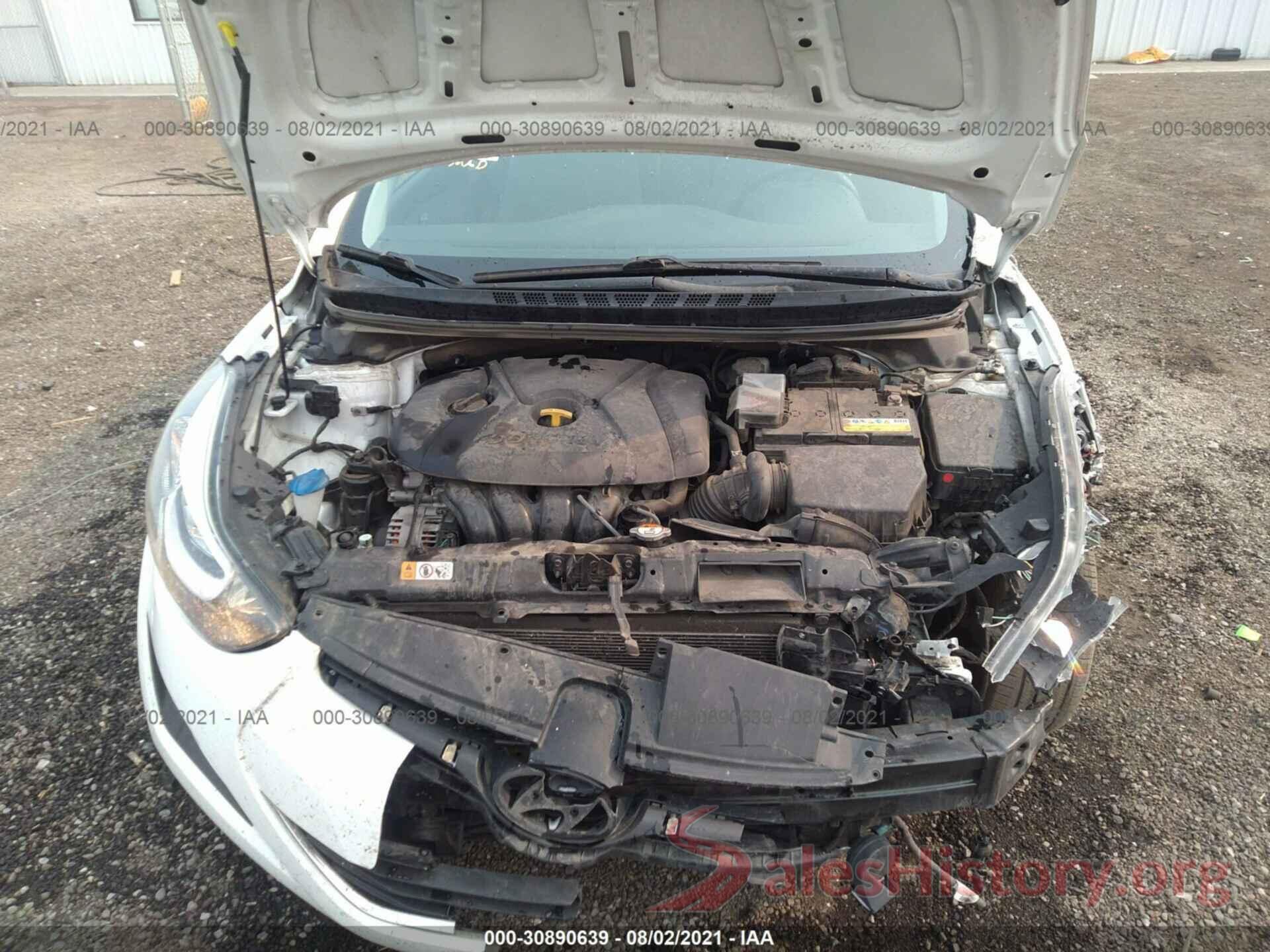 5NPDH4AE3GH716237 2016 HYUNDAI ELANTRA