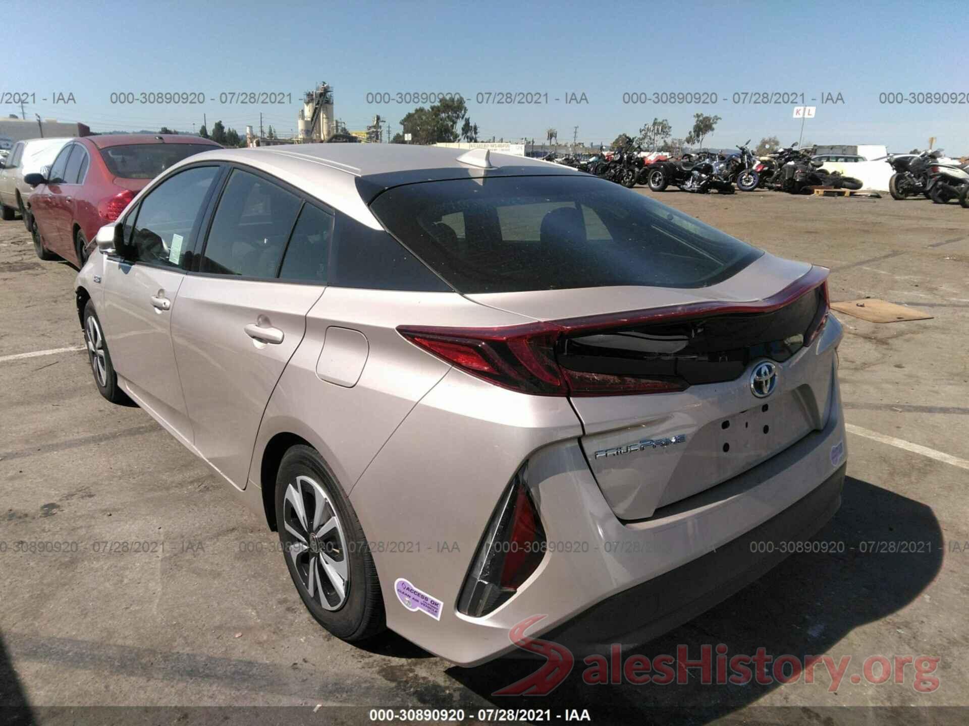 JTDKARFP5K3119422 2019 TOYOTA PRIUS PRIME