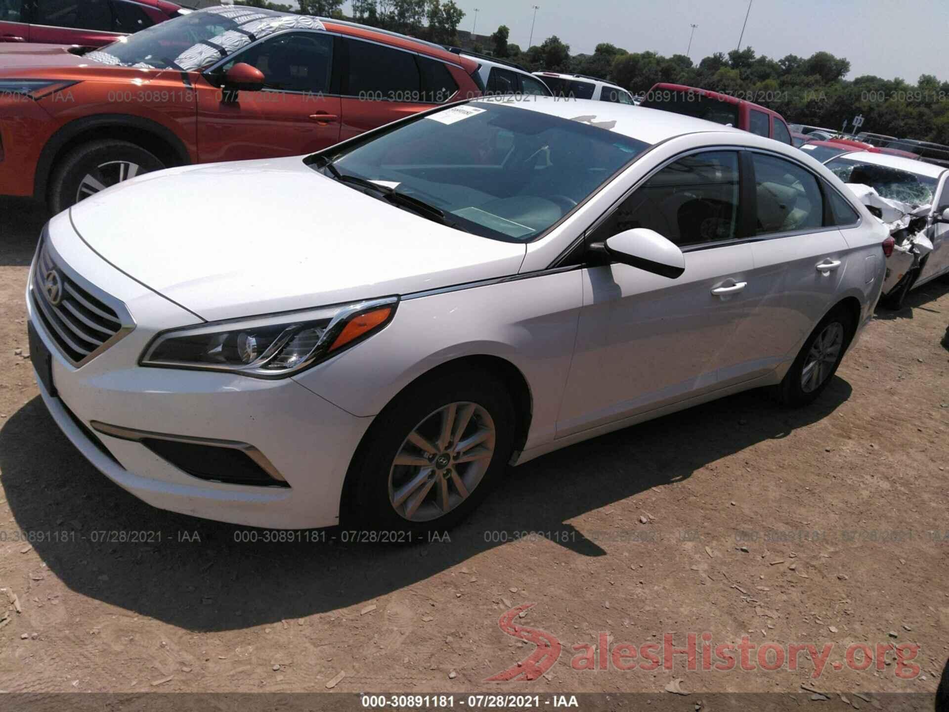 5NPE24AF9GH277334 2016 HYUNDAI SONATA