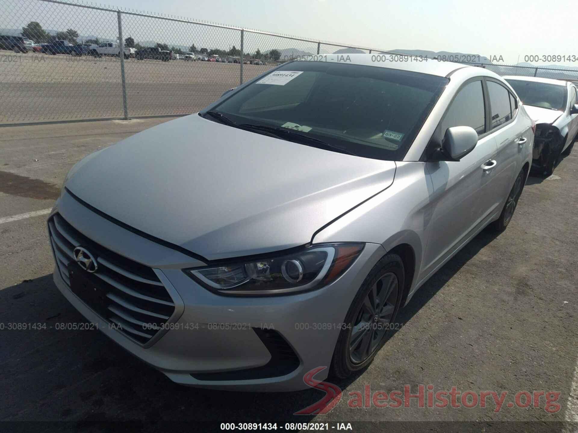 5NPD84LF5JH305547 2018 HYUNDAI ELANTRA