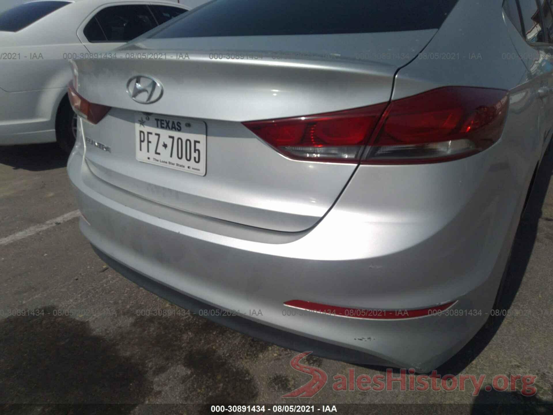 5NPD84LF5JH305547 2018 HYUNDAI ELANTRA