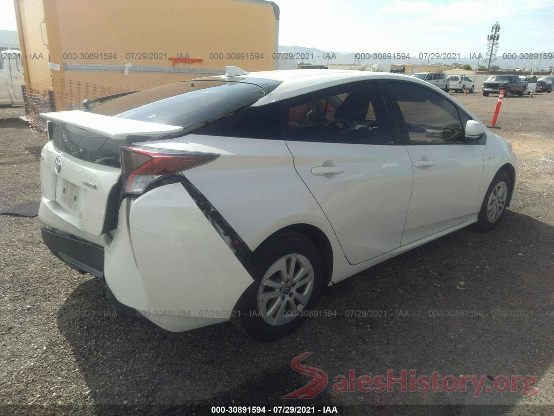 JTDKBRFU6G3506670 2016 TOYOTA PRIUS