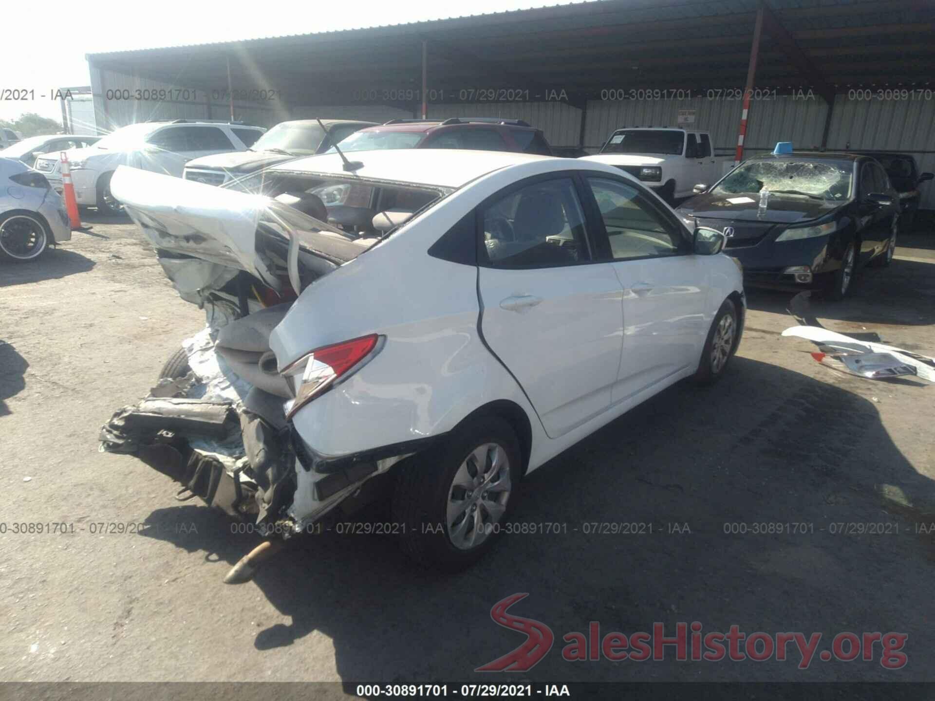 KMHCT4AE6GU948830 2016 HYUNDAI ACCENT