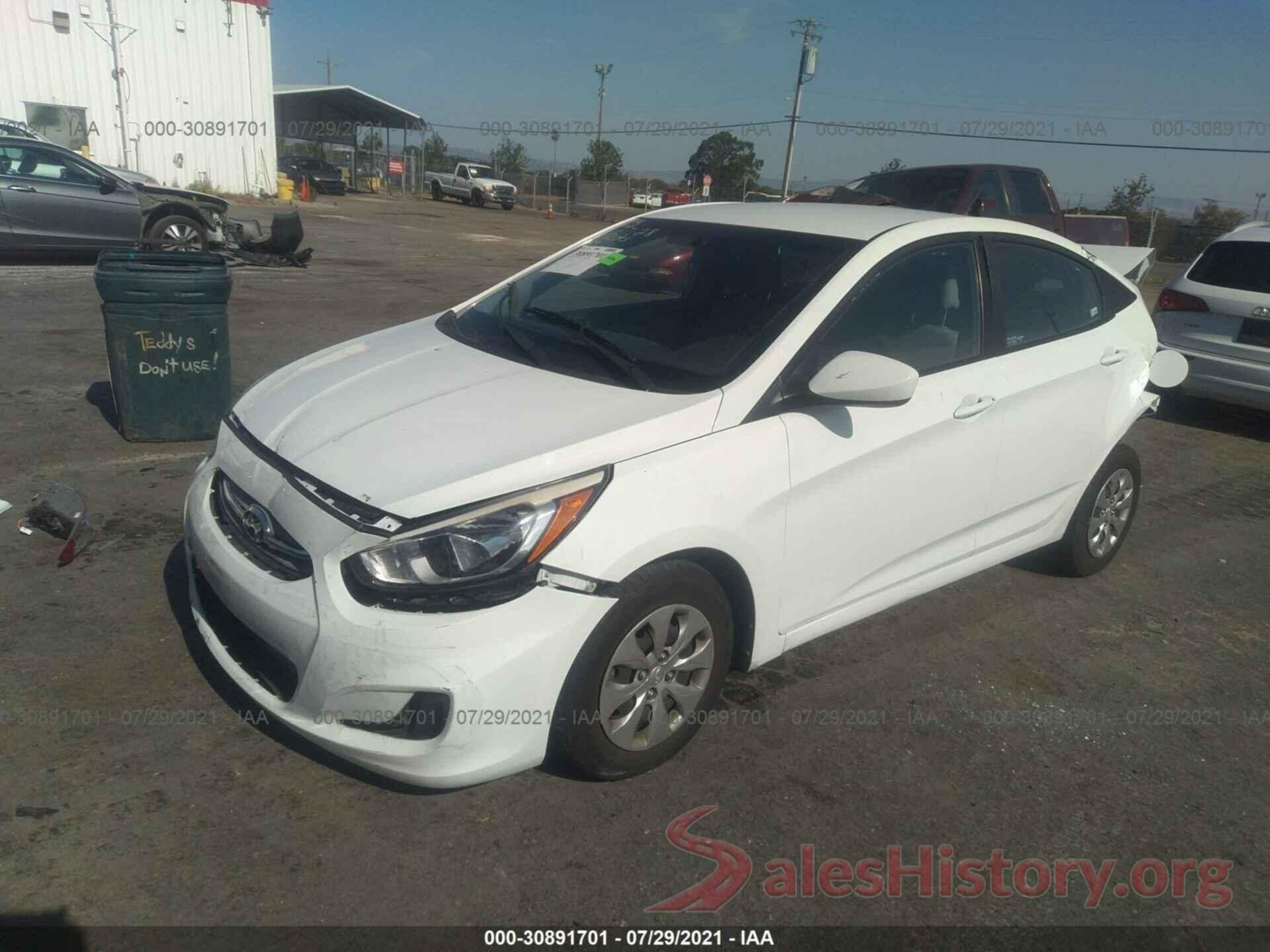 KMHCT4AE6GU948830 2016 HYUNDAI ACCENT