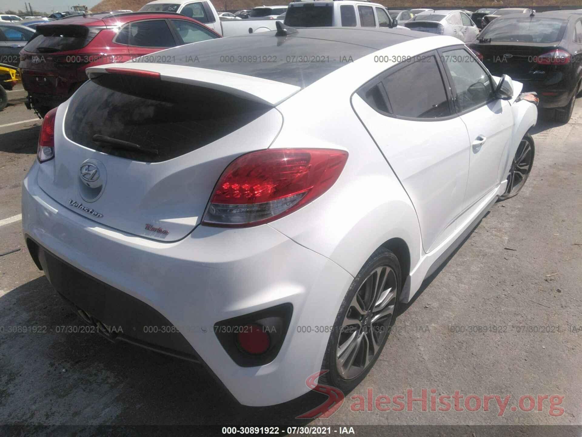 KMHTC6AE1GU292581 2016 HYUNDAI VELOSTER