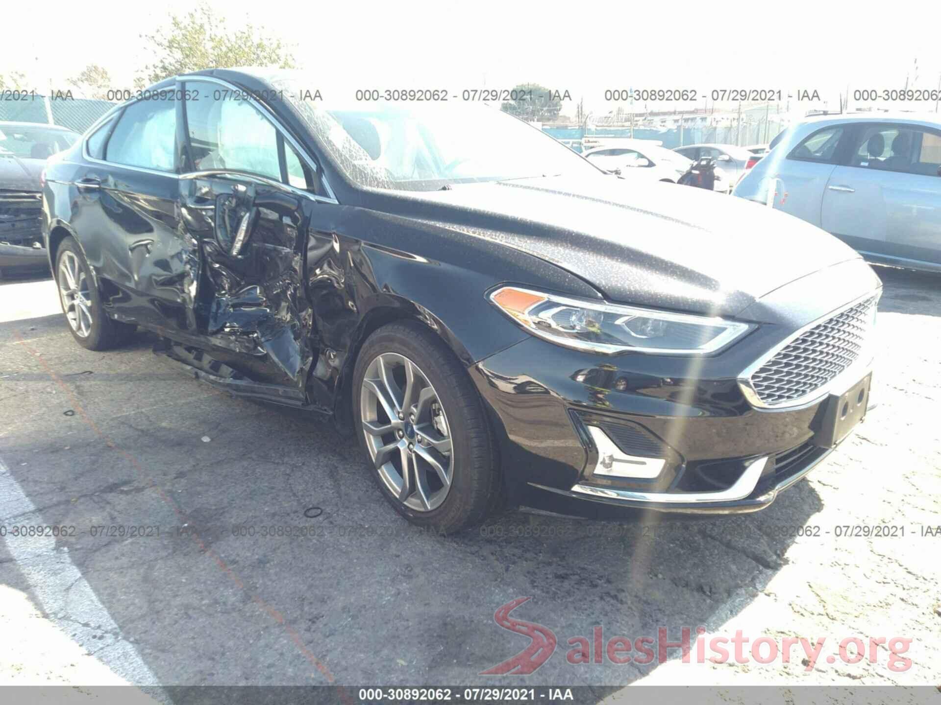 3FA6P0RU6KR134385 2019 FORD FUSION HYBRID