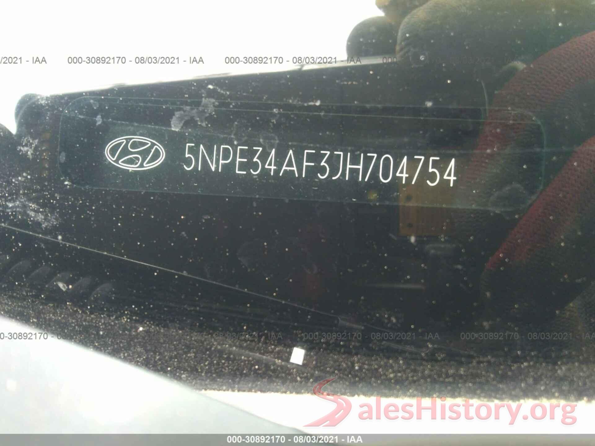 5NPE34AF3JH704754 2018 HYUNDAI SONATA