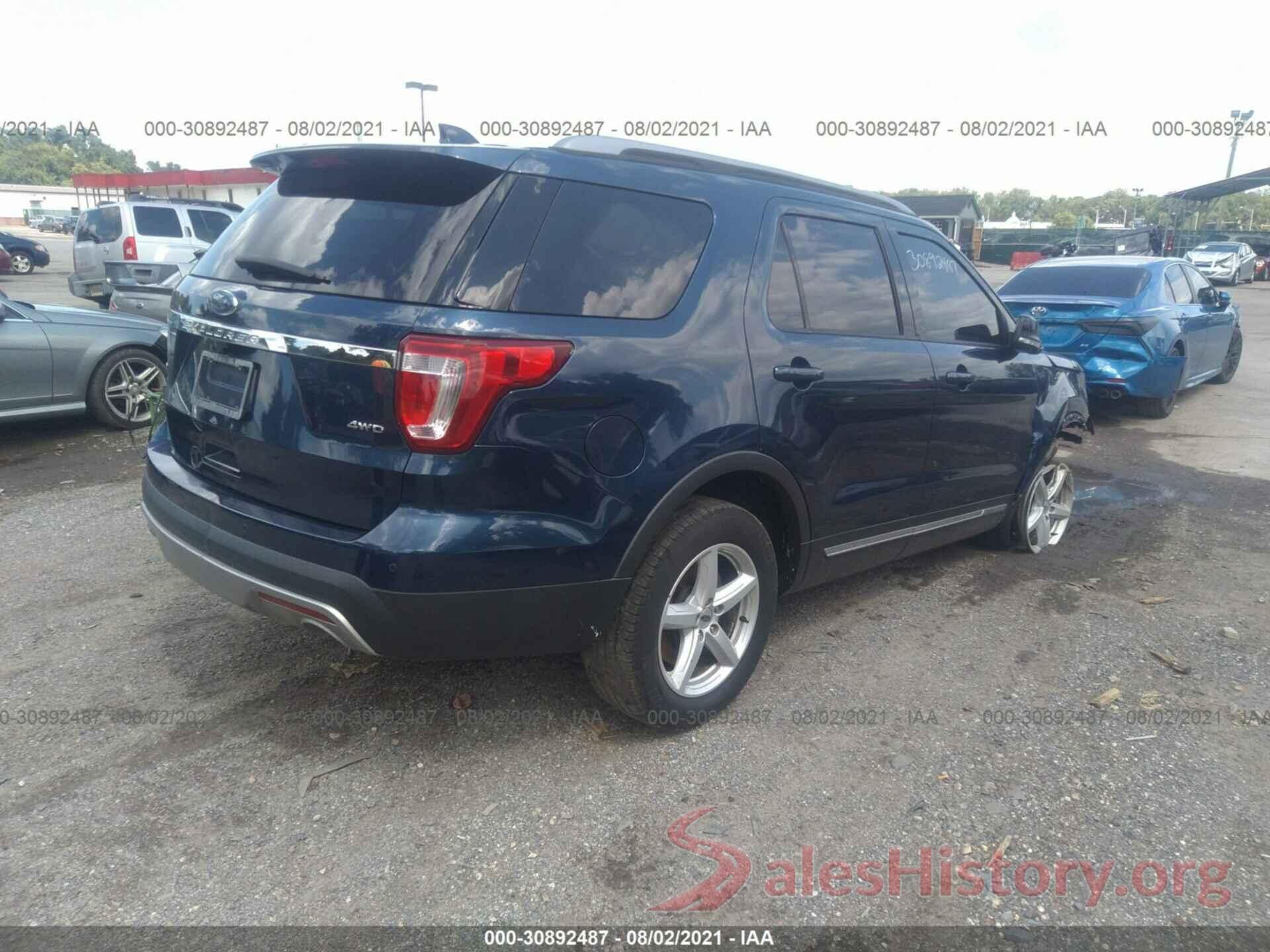 1FM5K8D86HGA45599 2017 FORD EXPLORER