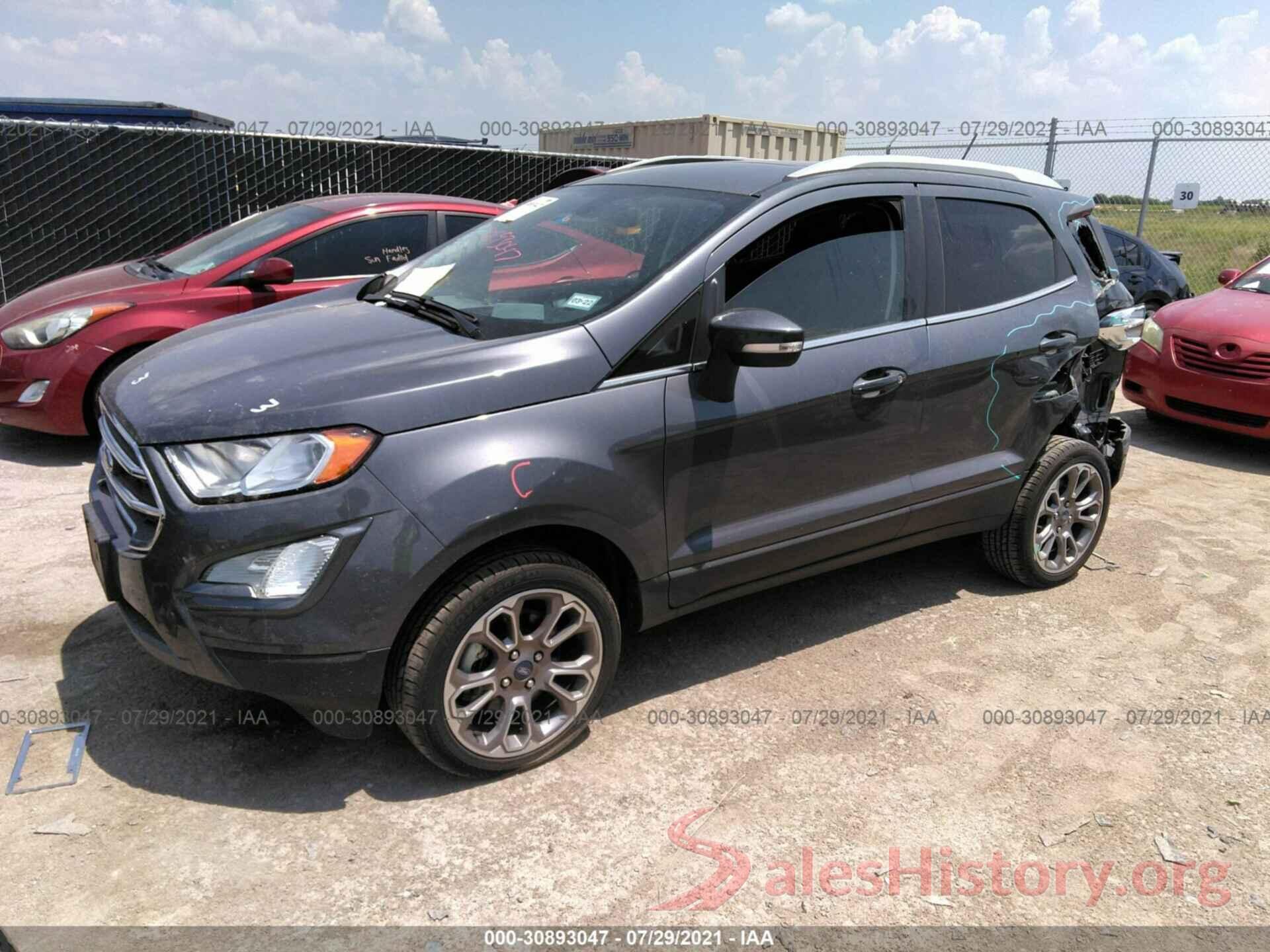 MAJ6S3KL6KC294282 2019 FORD ECOSPORT