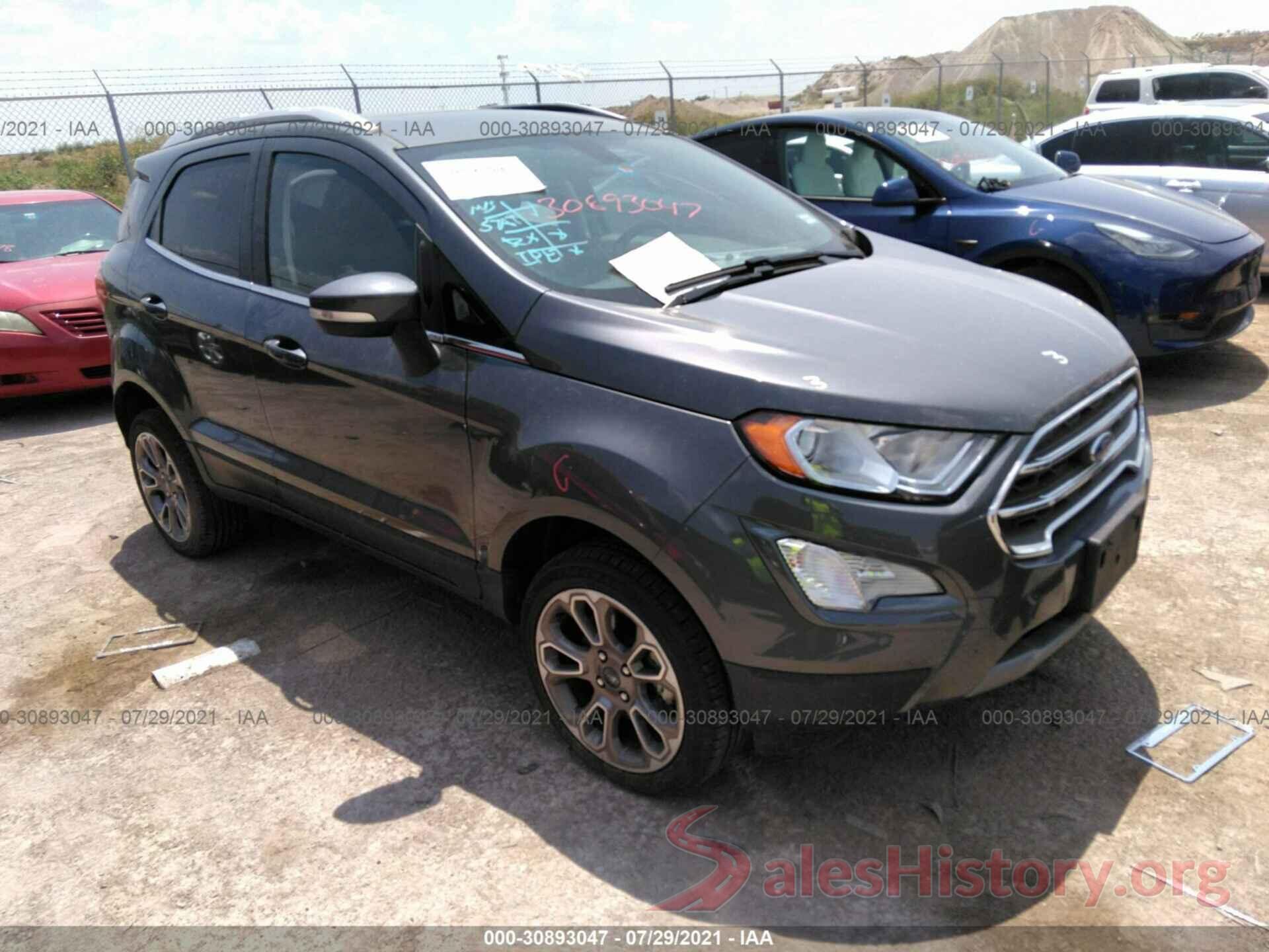 MAJ6S3KL6KC294282 2019 FORD ECOSPORT