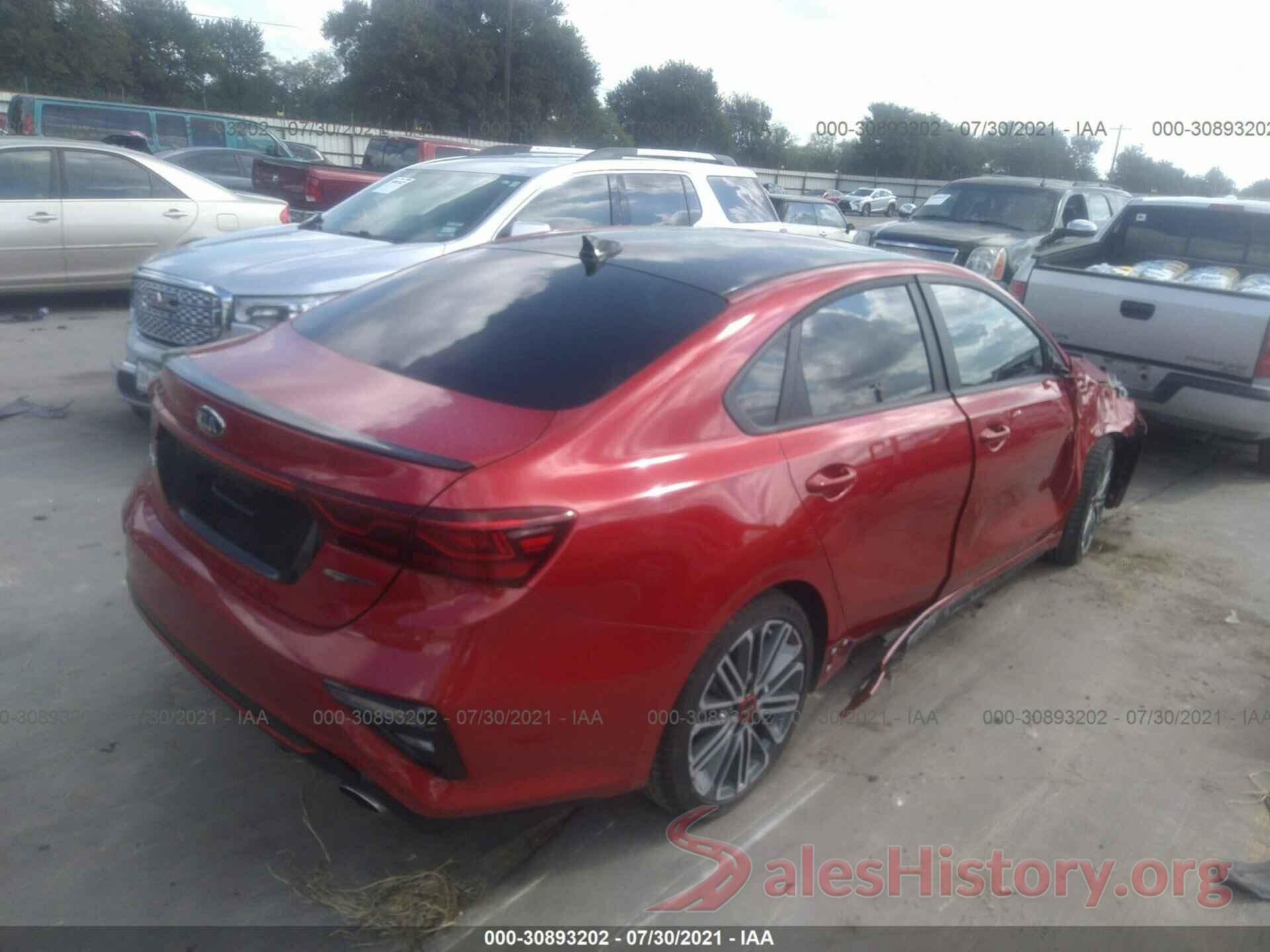 3KPF44ACXME374269 2021 KIA FORTE