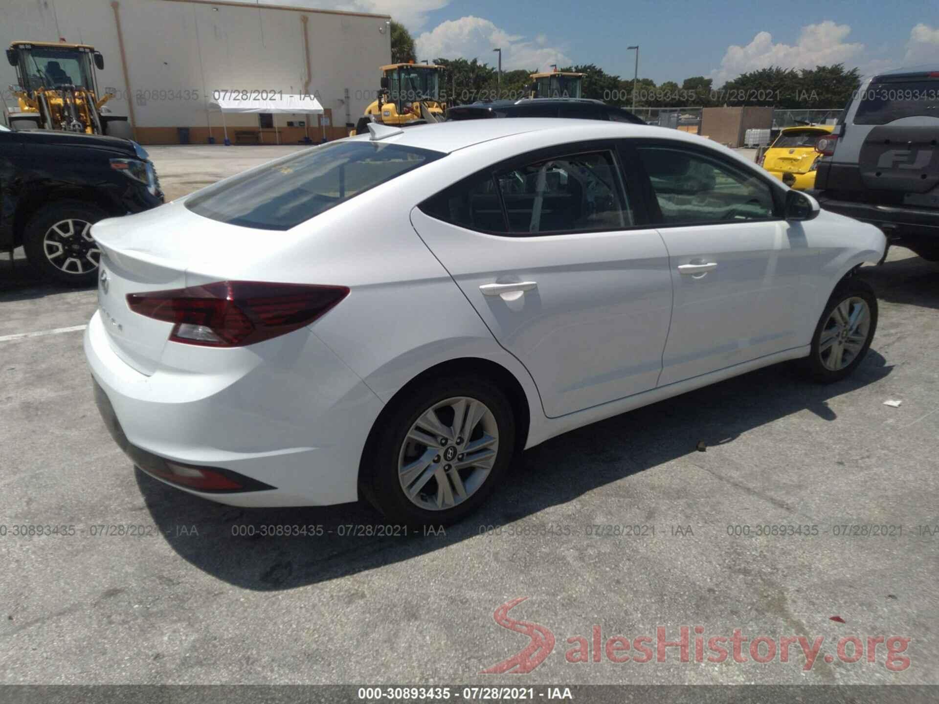 5NPD84LF0LH630707 2020 HYUNDAI ELANTRA