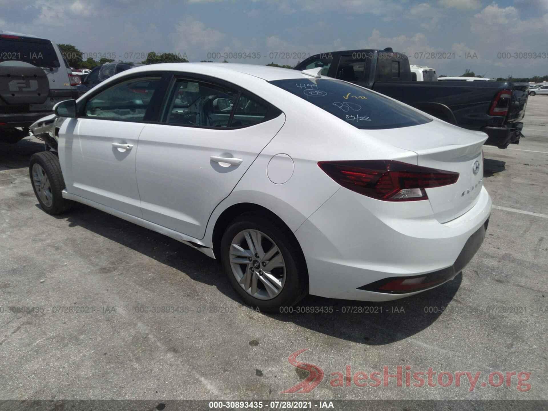 5NPD84LF0LH630707 2020 HYUNDAI ELANTRA