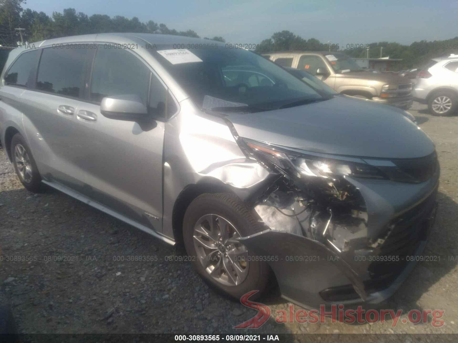 5TDKRKECXMS028503 2021 TOYOTA SIENNA