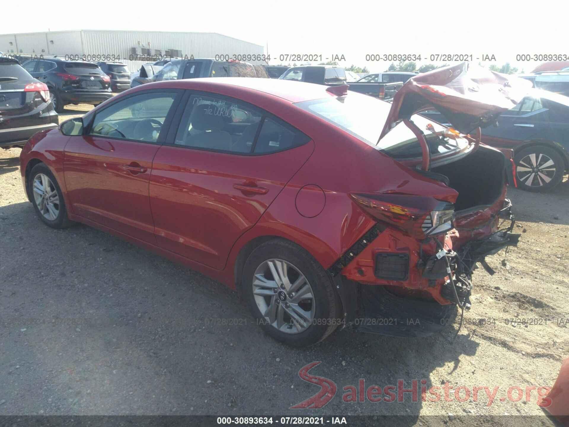 5NPD84LF5LH581729 2020 HYUNDAI ELANTRA