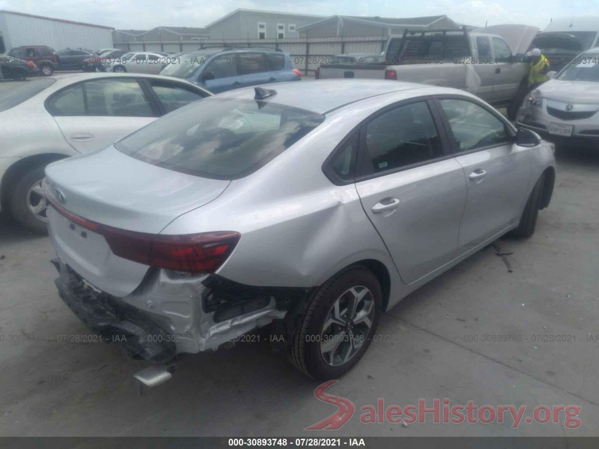 3KPF24ADXME338256 2021 KIA FORTE