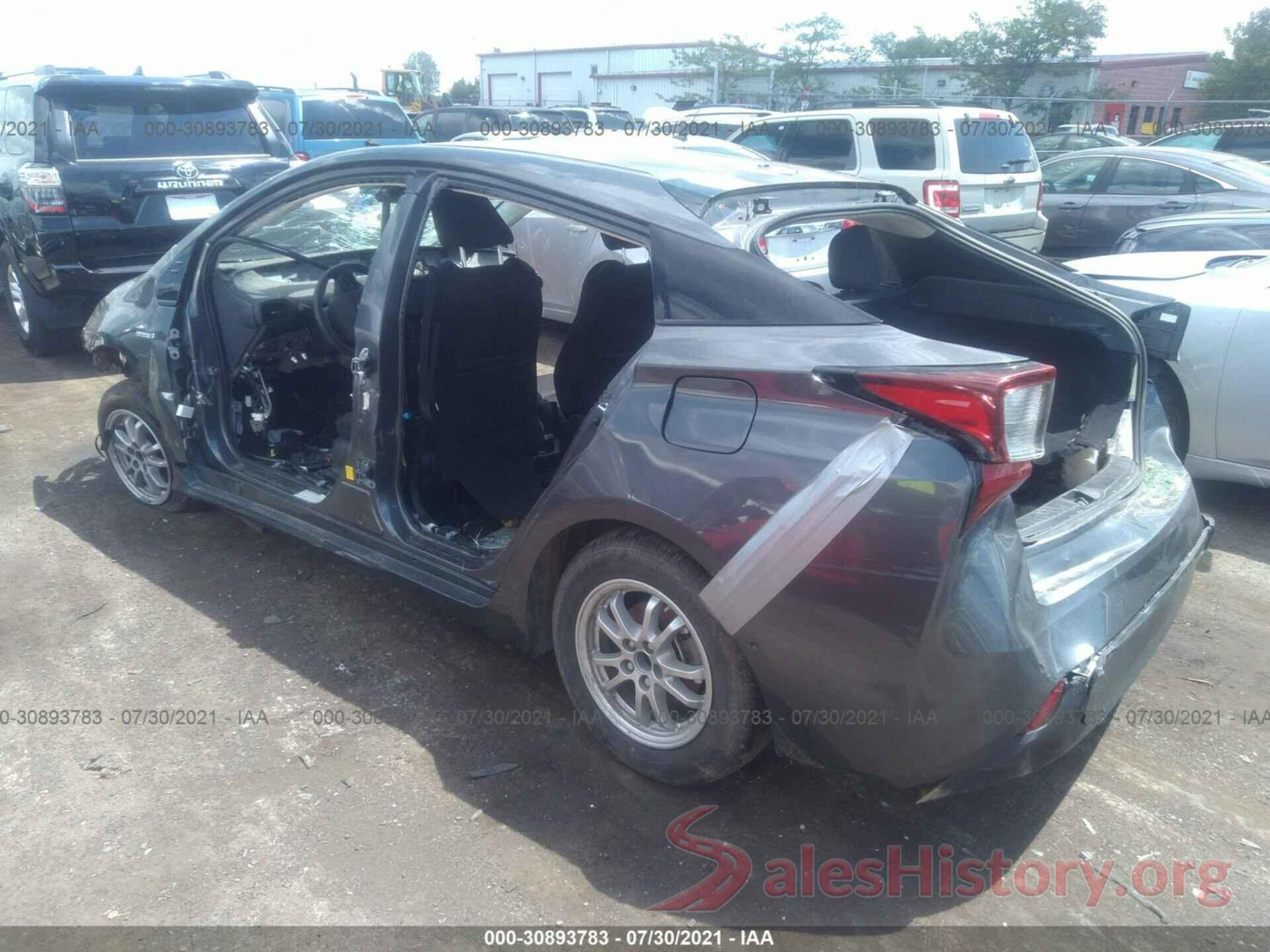 JTDKARFU7K3073548 2019 TOYOTA PRIUS