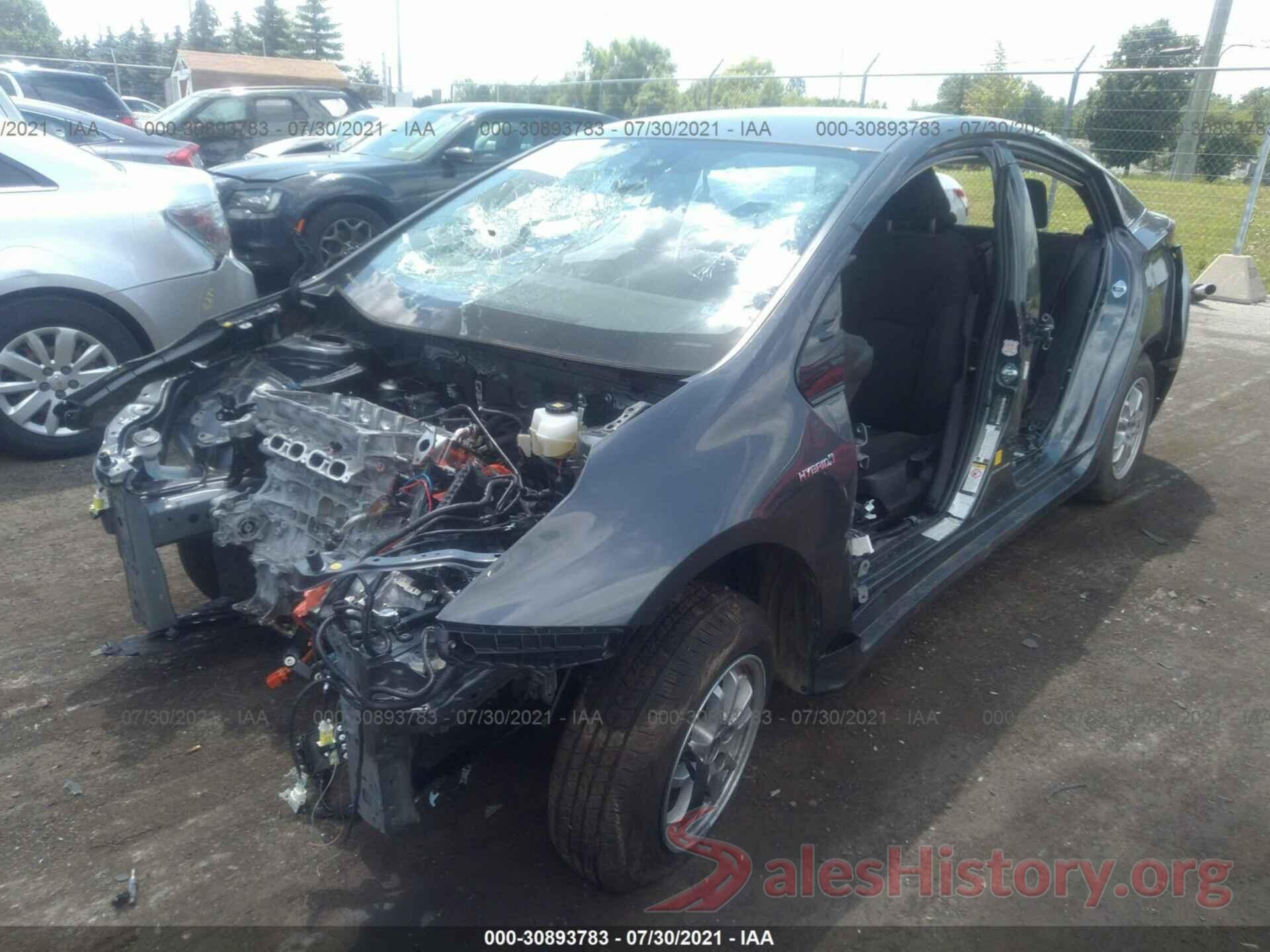 JTDKARFU7K3073548 2019 TOYOTA PRIUS