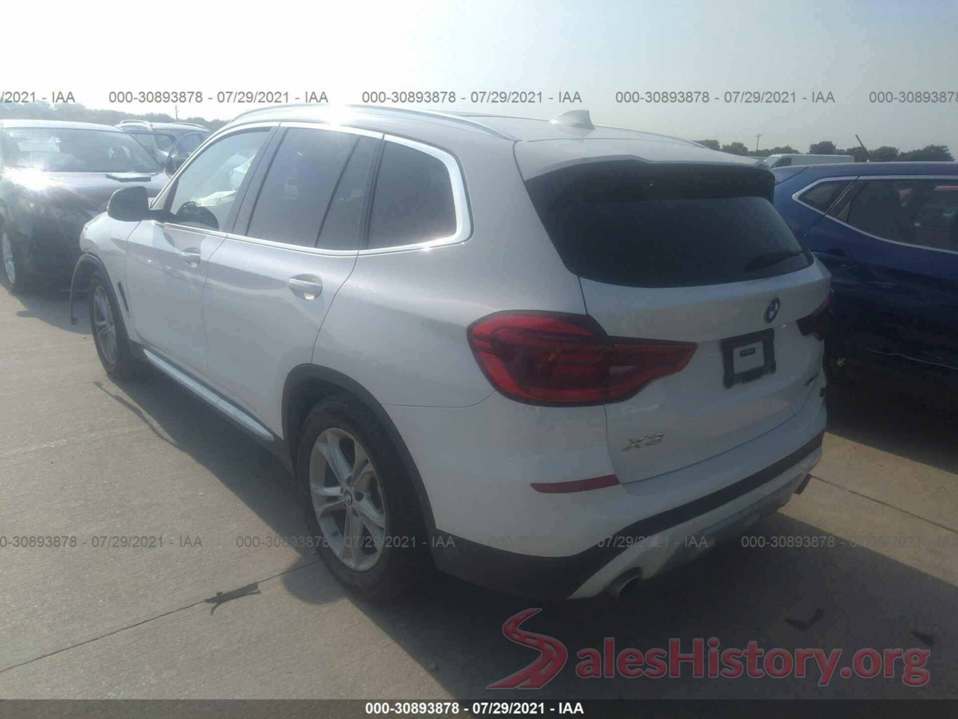 5UXTY3C05LLE55322 2020 BMW X3