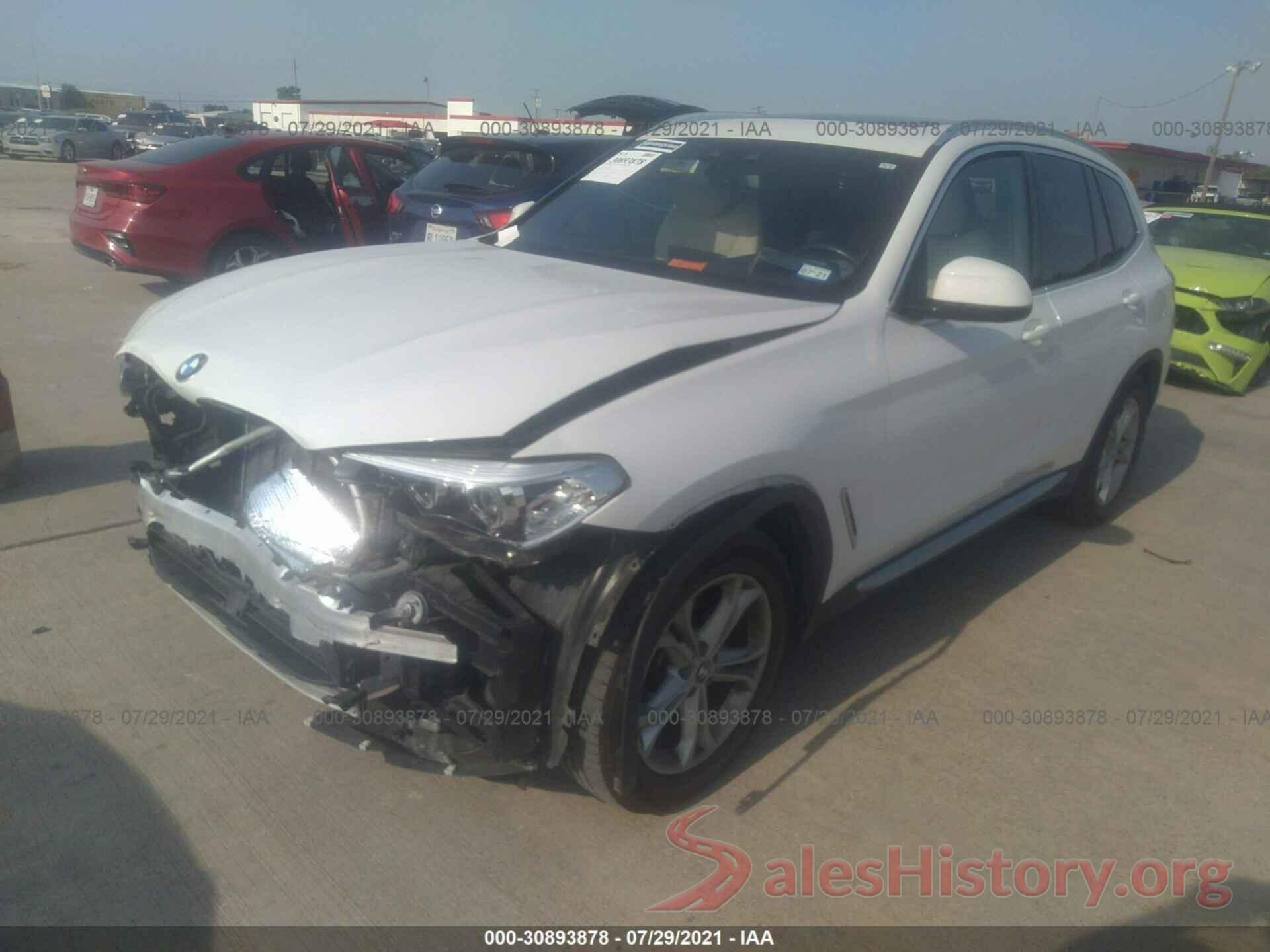 5UXTY3C05LLE55322 2020 BMW X3