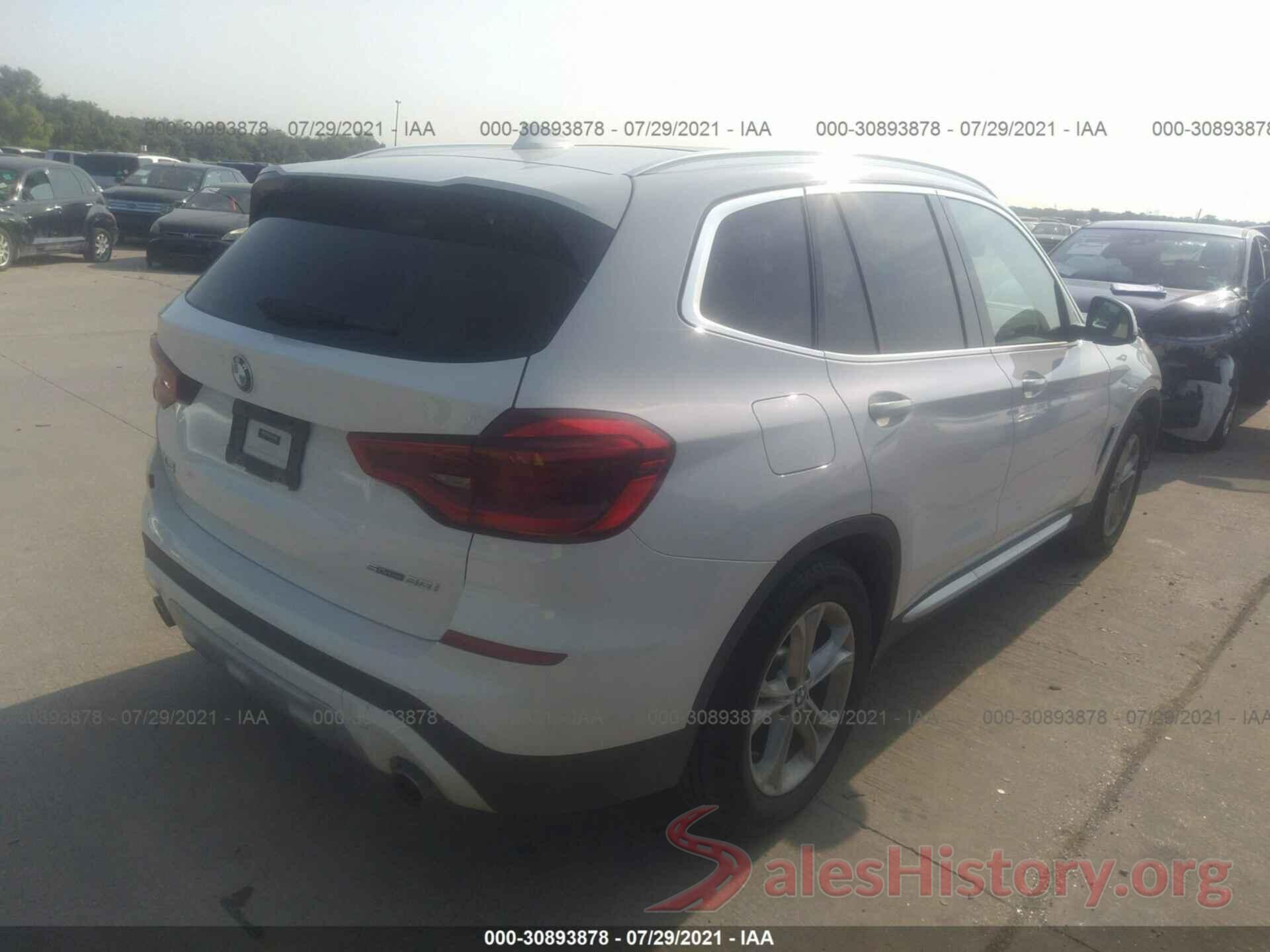 5UXTY3C05LLE55322 2020 BMW X3