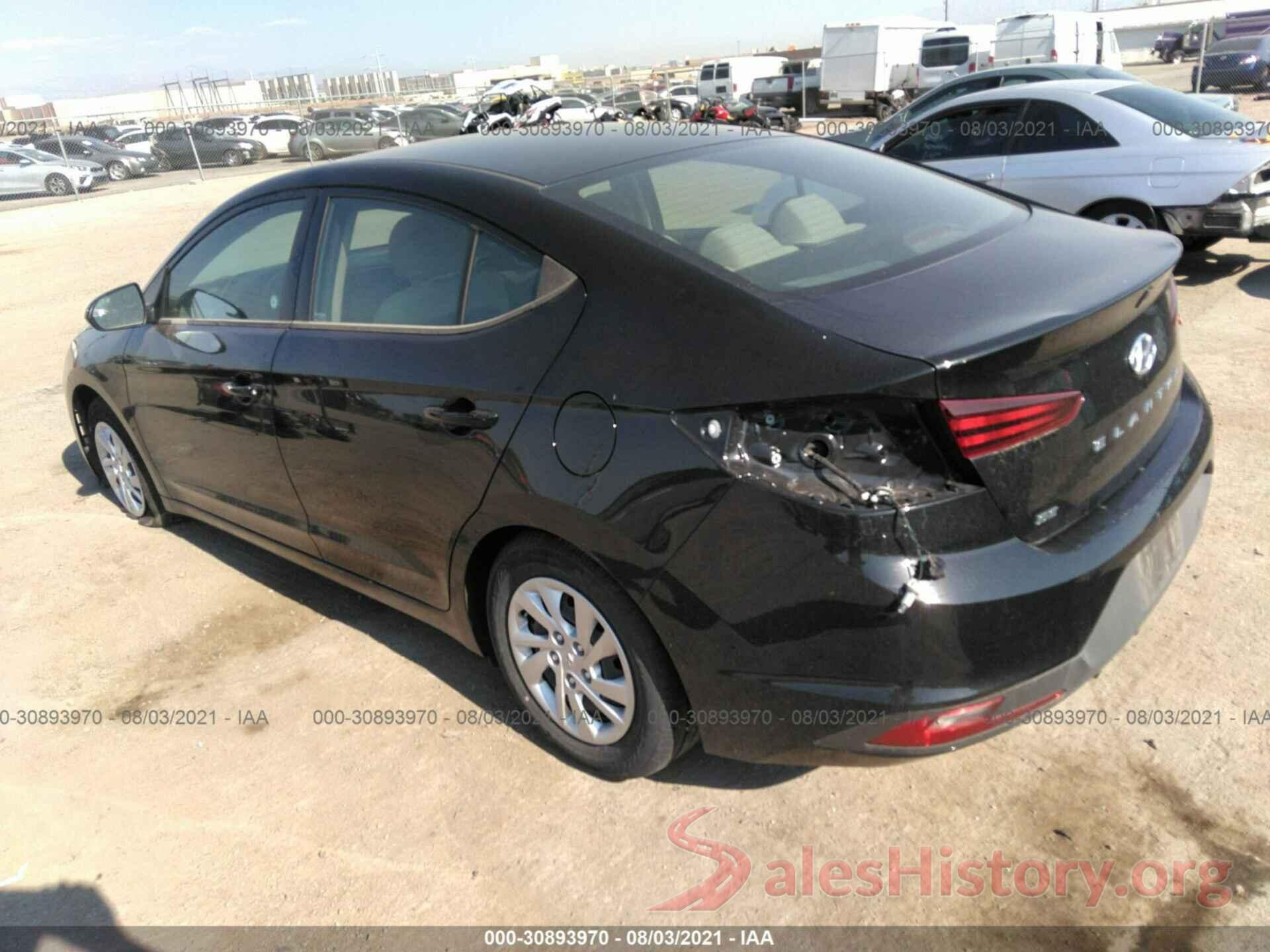 5NPD74LF2KH496199 2019 HYUNDAI ELANTRA