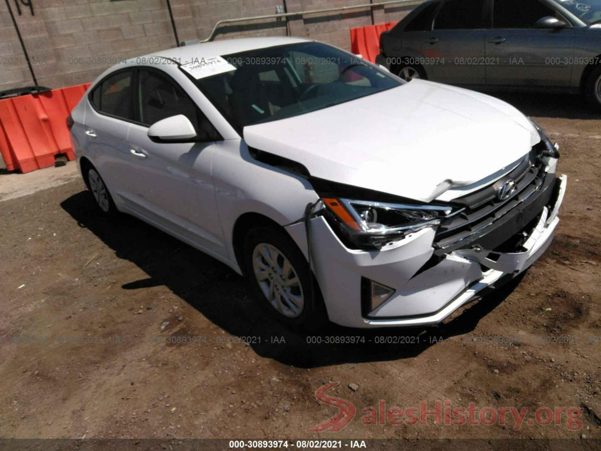 5NPD74LF8KH493100 2019 HYUNDAI ELANTRA