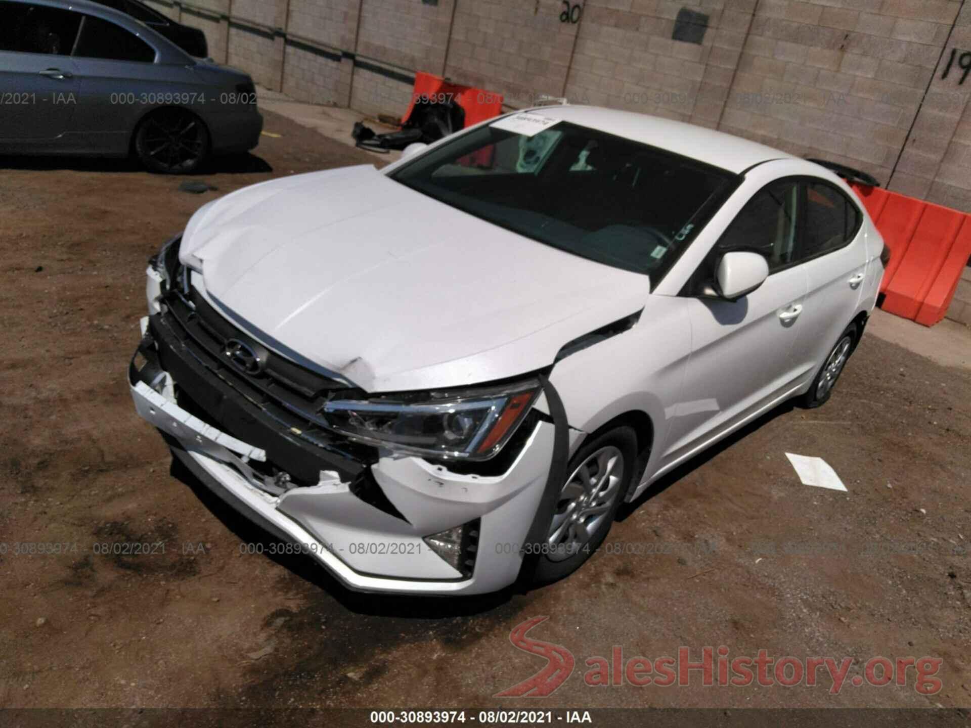 5NPD74LF8KH493100 2019 HYUNDAI ELANTRA