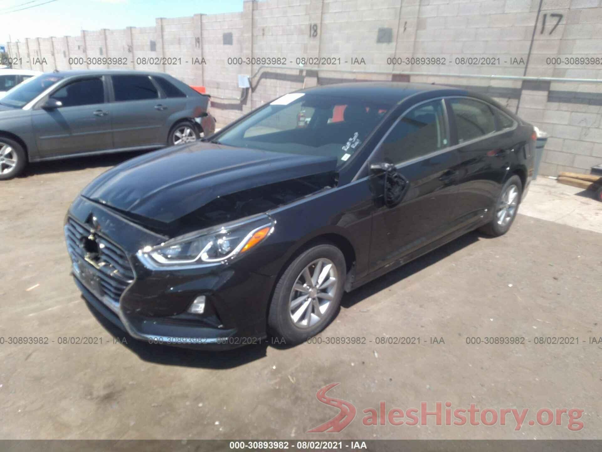 5NPE24AF2KH739211 2019 HYUNDAI SONATA